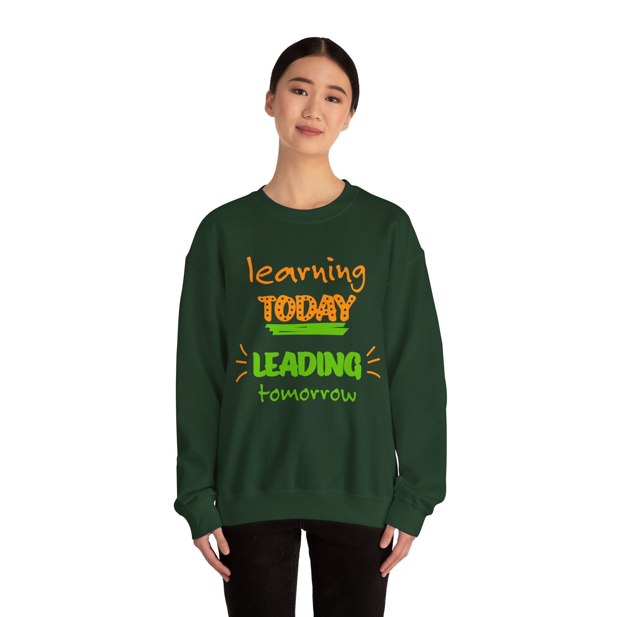 Inspirational Learning Sweatshirt, Motivational Crewneck, Education Apparel, Teacher Gift, Back to School Fashion