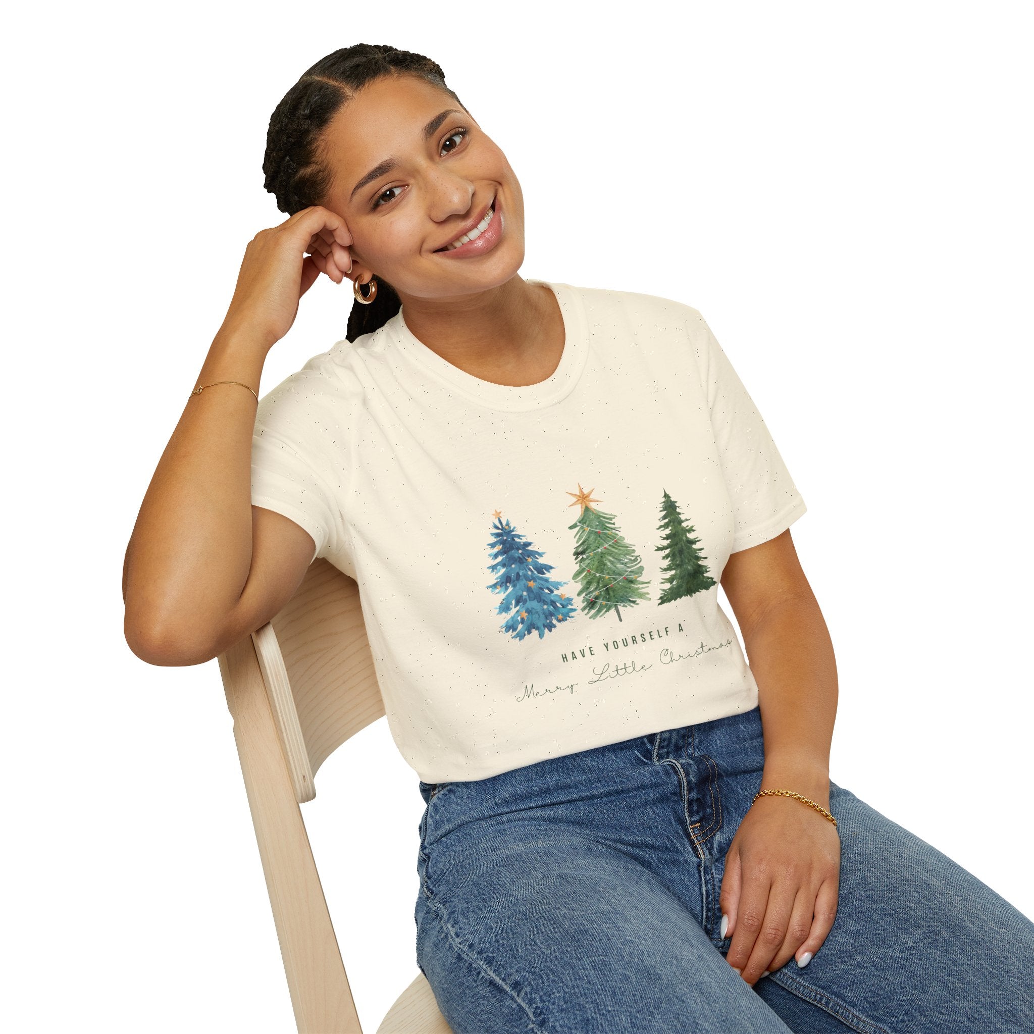 T-Shirt — Make Yourself At Home Christmas Tree Graphic Tee