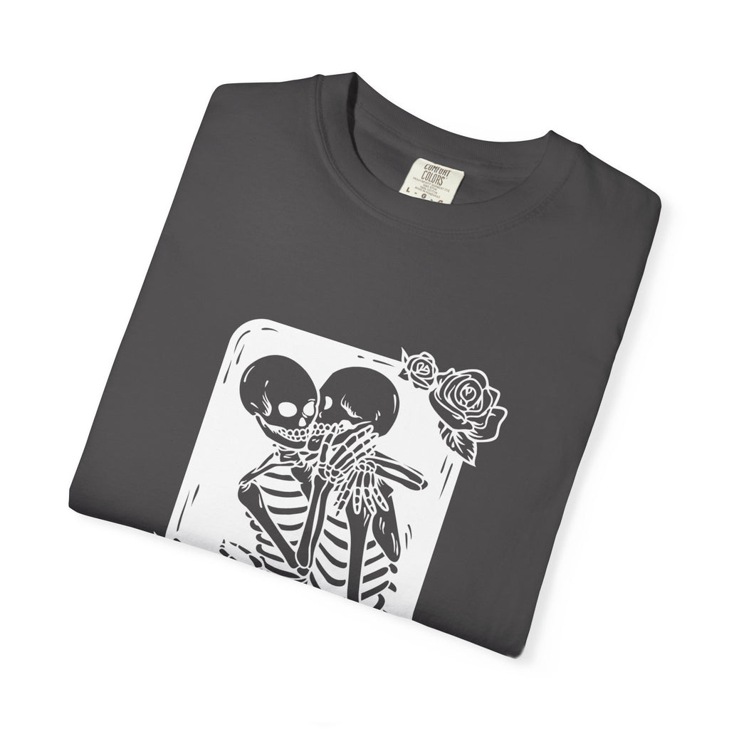 Forever Friends Skeleton T-shirt, Casual Unisex Tee, Halloween Style, Comfortable Wear, Gift for Friends