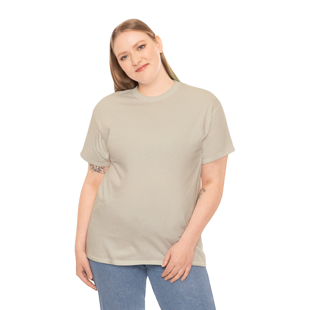 Unisex Heavy Cotton Tee: 'I Love You with All My Butt' Fun Graphic Shirt, Gift for Couples, Quirky Humor Tee, Valentine's Day, Anniversary