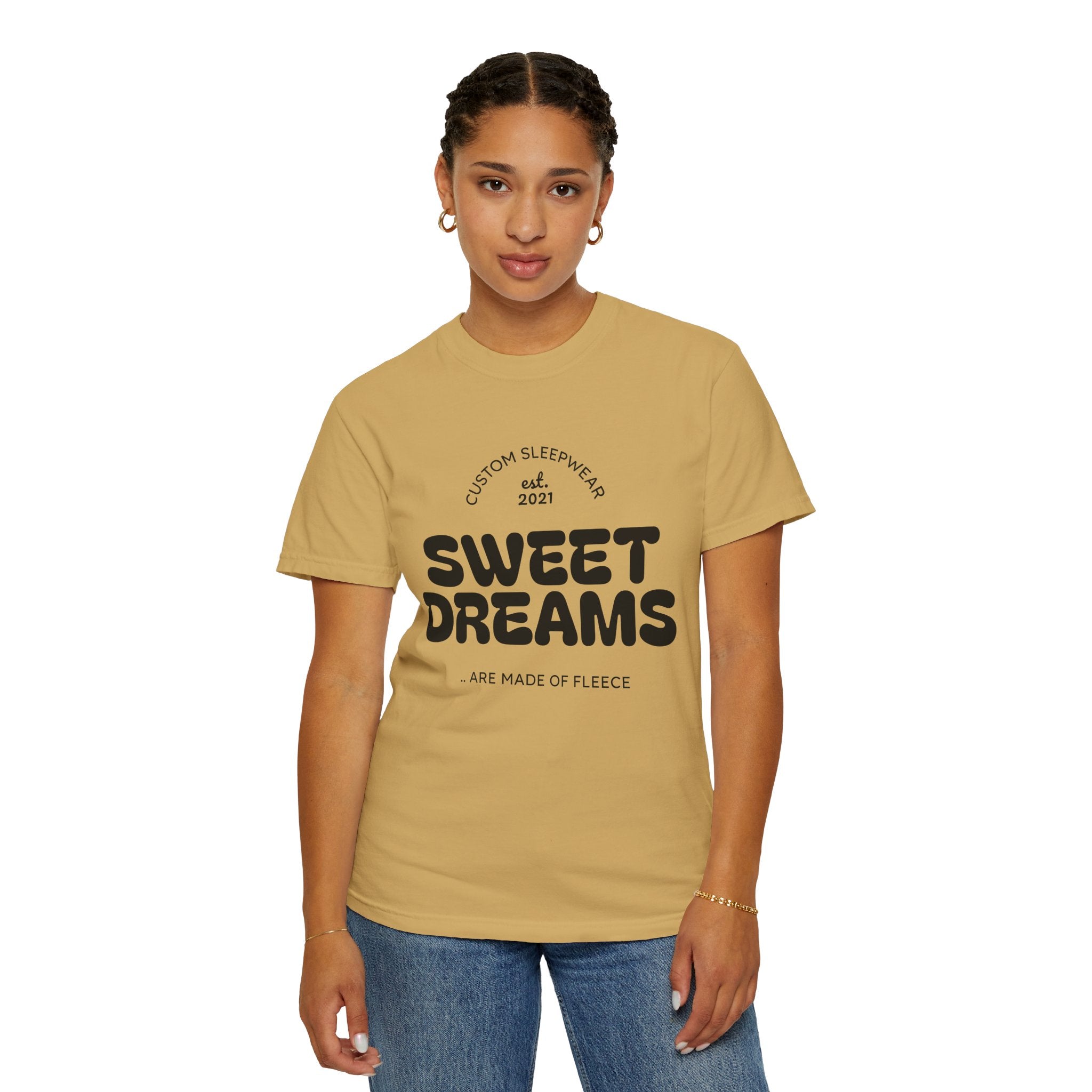 Custom Sweet Dreams T-Shirt, Unisex Sleepwear, Relaxed Fit Tee, Cozy Gift for Sleep Lovers, Lounge Wear, Dreamy Apparel