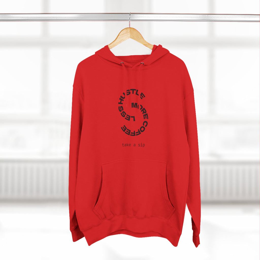 Cozy Coffee Lover's Hoodie, Fleece Sweatshirt, Relaxed Casual Wear, Gift for Coffee Enthusiasts, Perfect for Winter