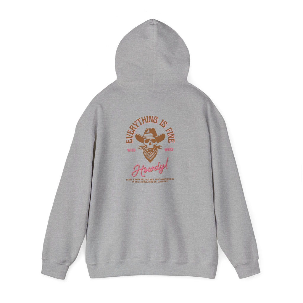 Howdy Vintage Western Hoodie, Cozy Sweatshirt, Unisex Fashion, Country Style Gift, Western Style Apparel, Everyday Casual Wear