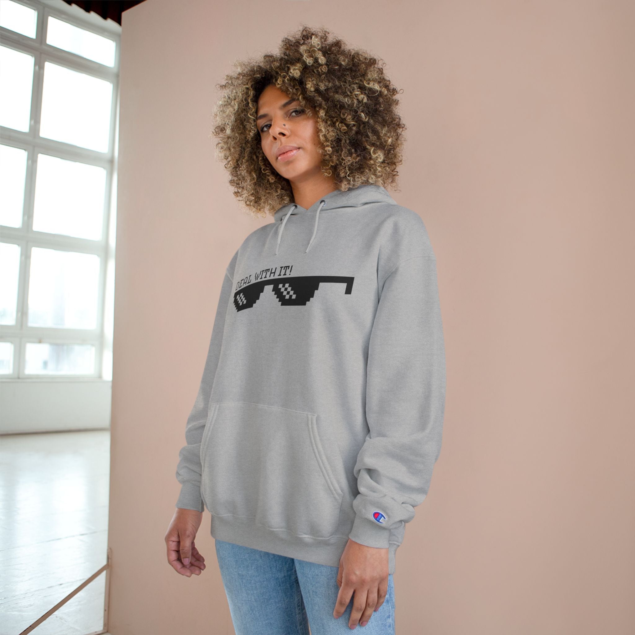 Cool Gamer Hoodie - Deal With It Sweatshirt, Mens Gift, Funny Pullover, Casual Wear, Cool Streetwear