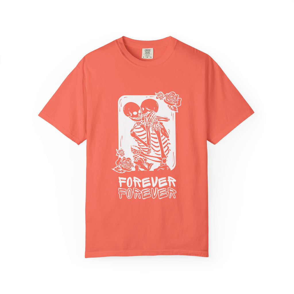 Forever Friends Skeleton T-shirt, Casual Unisex Tee, Halloween Style, Comfortable Wear, Gift for Friends