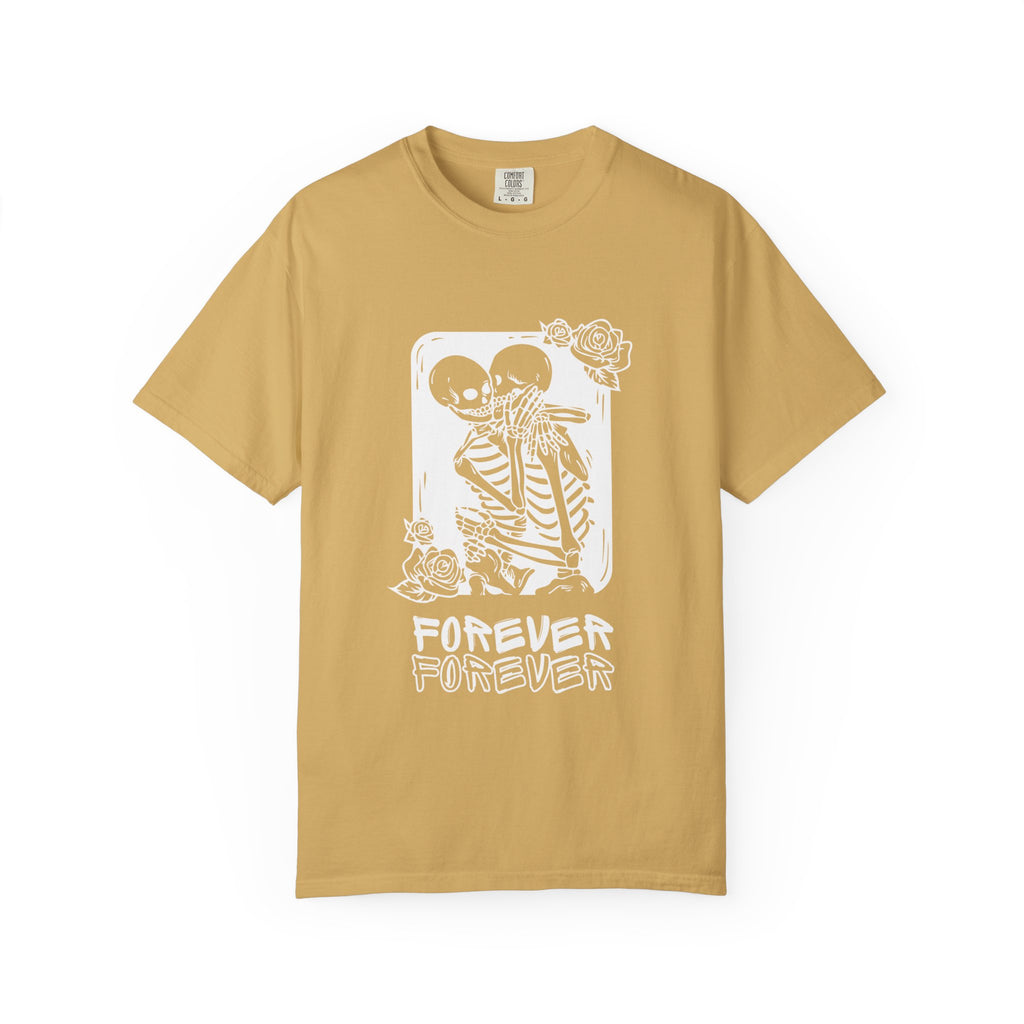 Forever Friends Skeleton T-shirt, Casual Unisex Tee, Halloween Style, Comfortable Wear, Gift for Friends