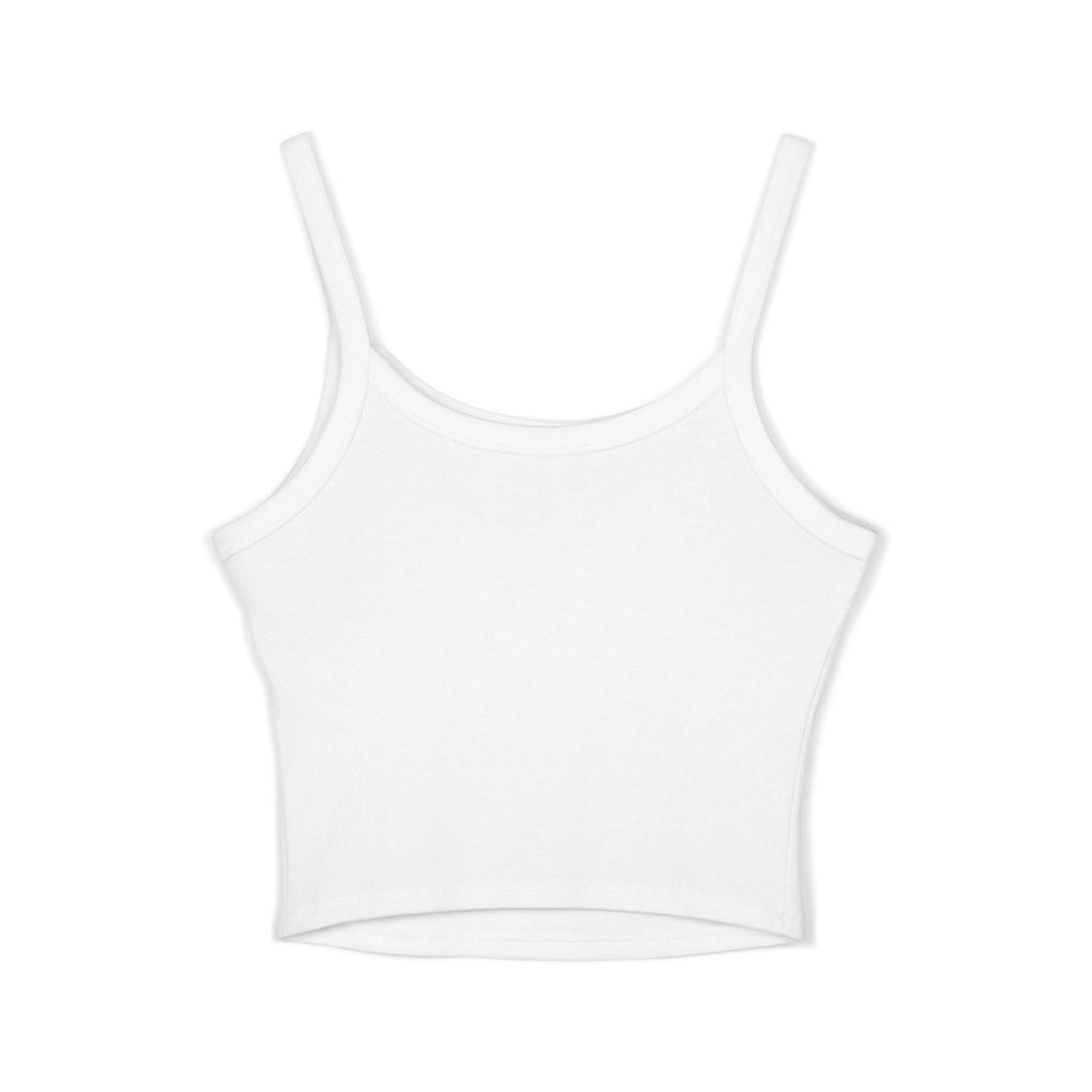 Women's Spaghetti Strap Tank Top, I Love My Way, Casual Summer Wear, Beach Outfit, Graphic Crop Top, Gift for Her