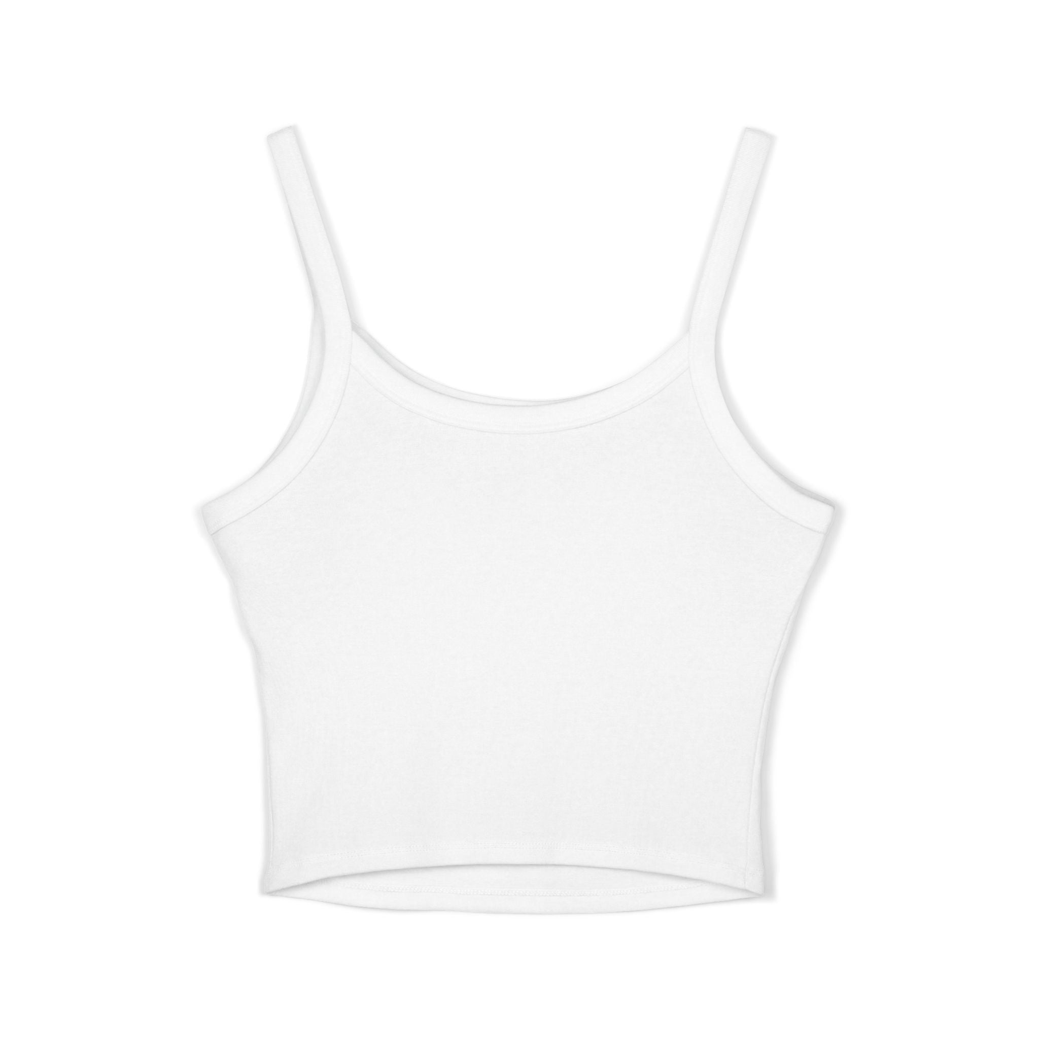 Women's Spaghetti Strap Tank Top, I Love My Way, Casual Summer Wear, Beach Outfit, Graphic Crop Top, Gift for Her