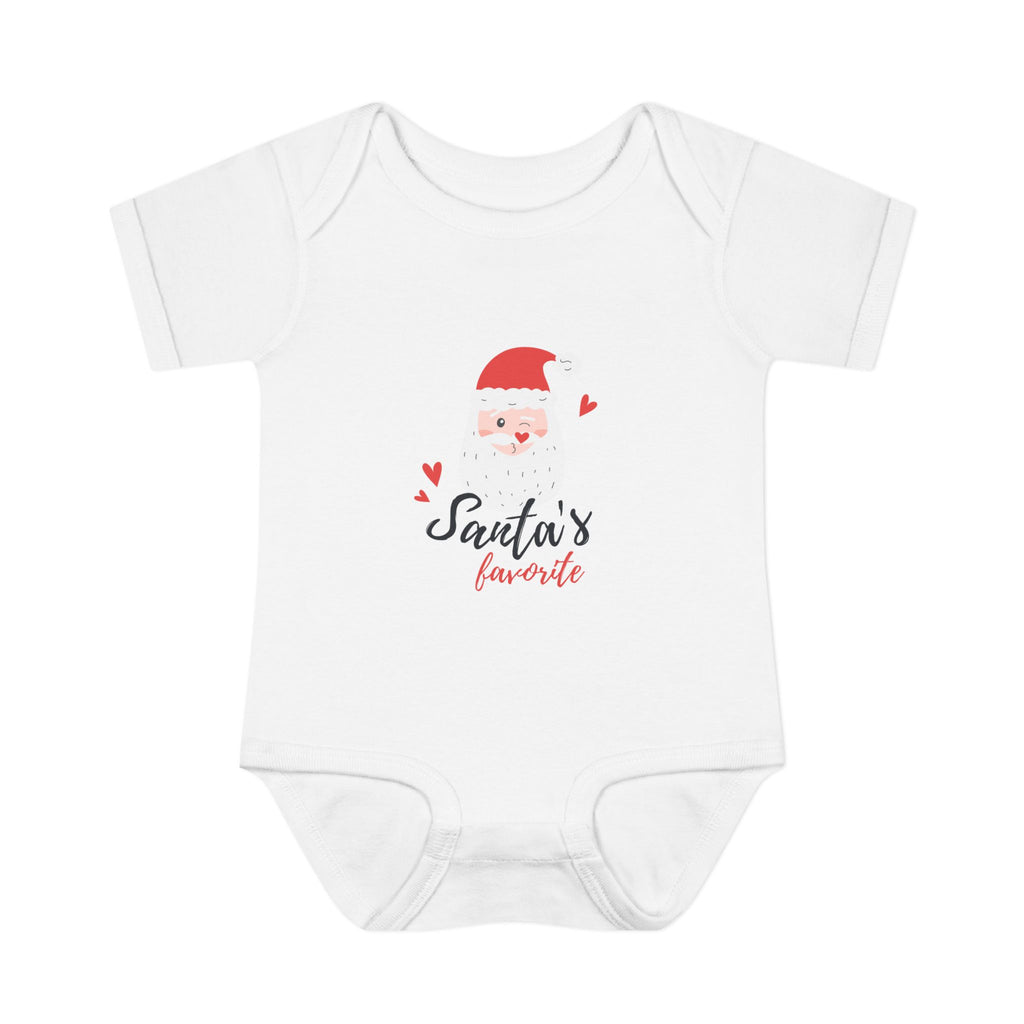 Infant Onesie - "Santa's Favorite" Cute Baby Christmas Bodysuit