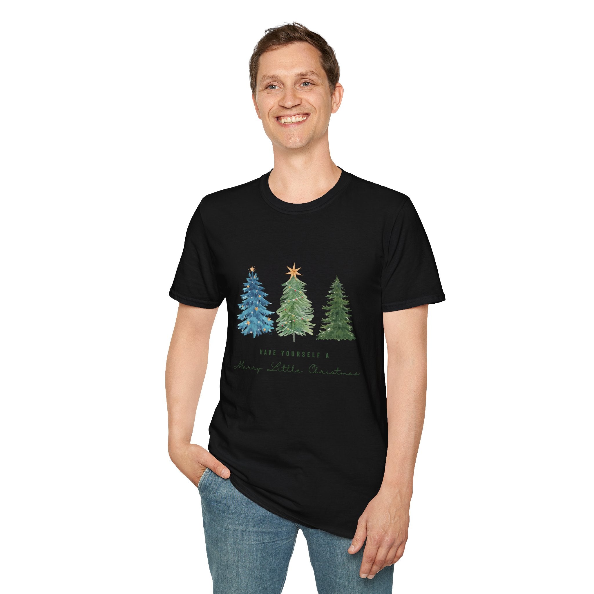 T-Shirt — Make Yourself At Home Christmas Tree Graphic Tee