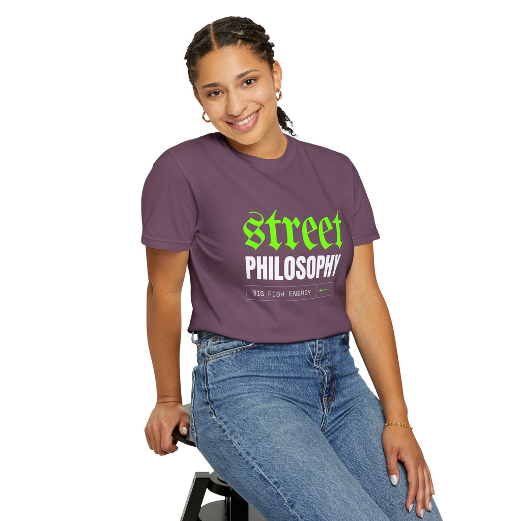 Street Philosophy Unisex Garment-Dyed T-shirt - Trendy Graphic Tee for Fashion Lovers, Streetwear, Casualwear, Gift for Friends, [...]