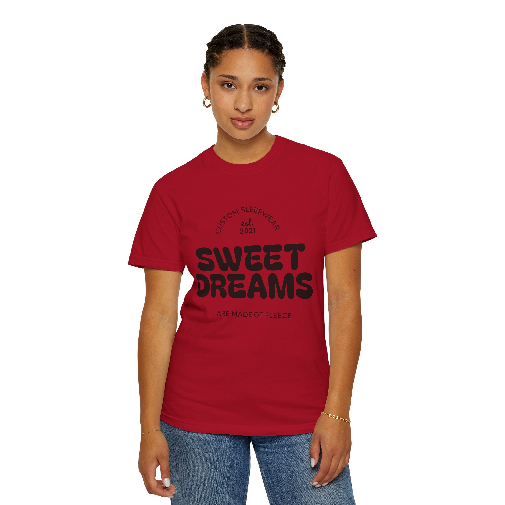 Custom Sweet Dreams T-Shirt, Unisex Sleepwear, Relaxed Fit Tee, Cozy Gift for Sleep Lovers, Lounge Wear, Dreamy Apparel