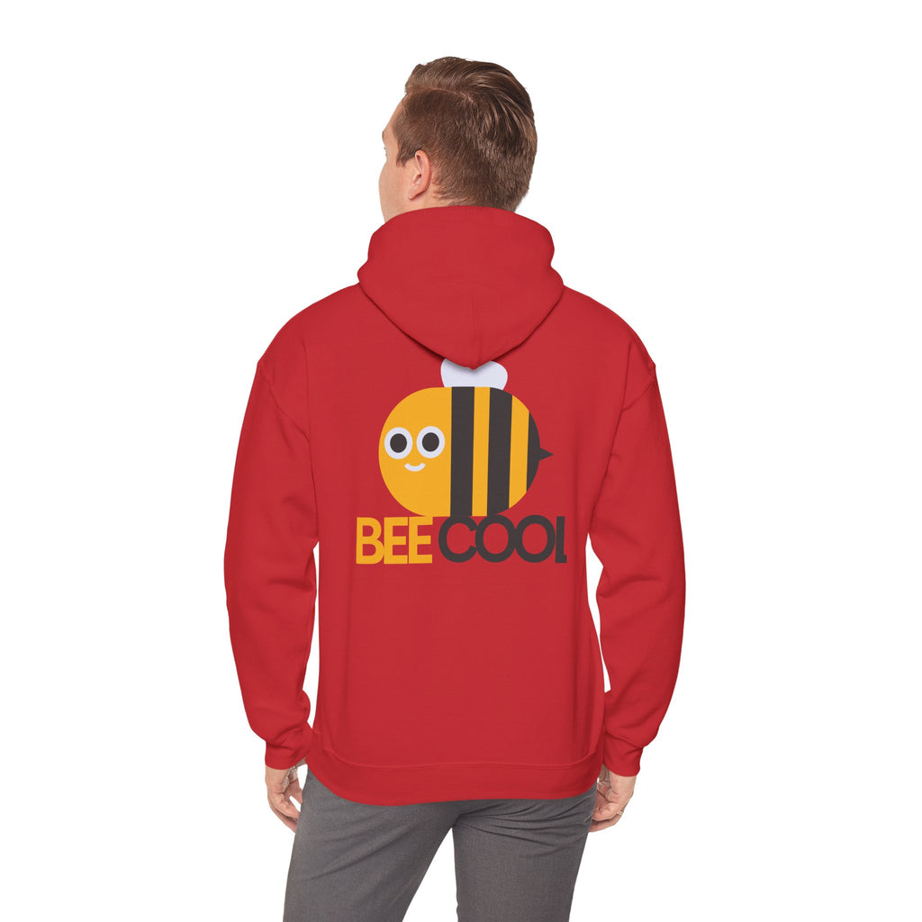 Bee Cool Unisex Heavy Blend Hoodie - Cute Bee Sweatshirt, Gift for Bee Lovers, Cozy Hoodie for All Seasons, Funny Gift for Nature [...]