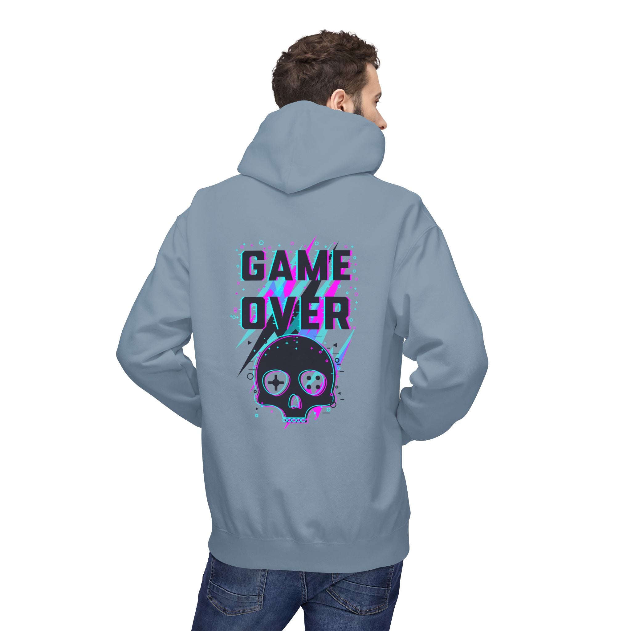 Gaming-Inspired Unisex Hoodie, Perfect for Gamers, Casual Wear, Gifts for Him/Her, Halloween, Birthday, College