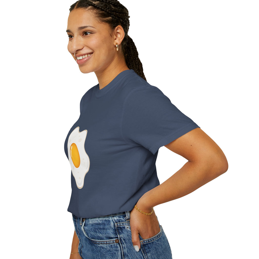 Whimsical Egg Graphic T-Shirt, Funny Food Tee, Breakfast Lover Gift, Unisex Tee for Foodies, Cute Egg Design Shirt