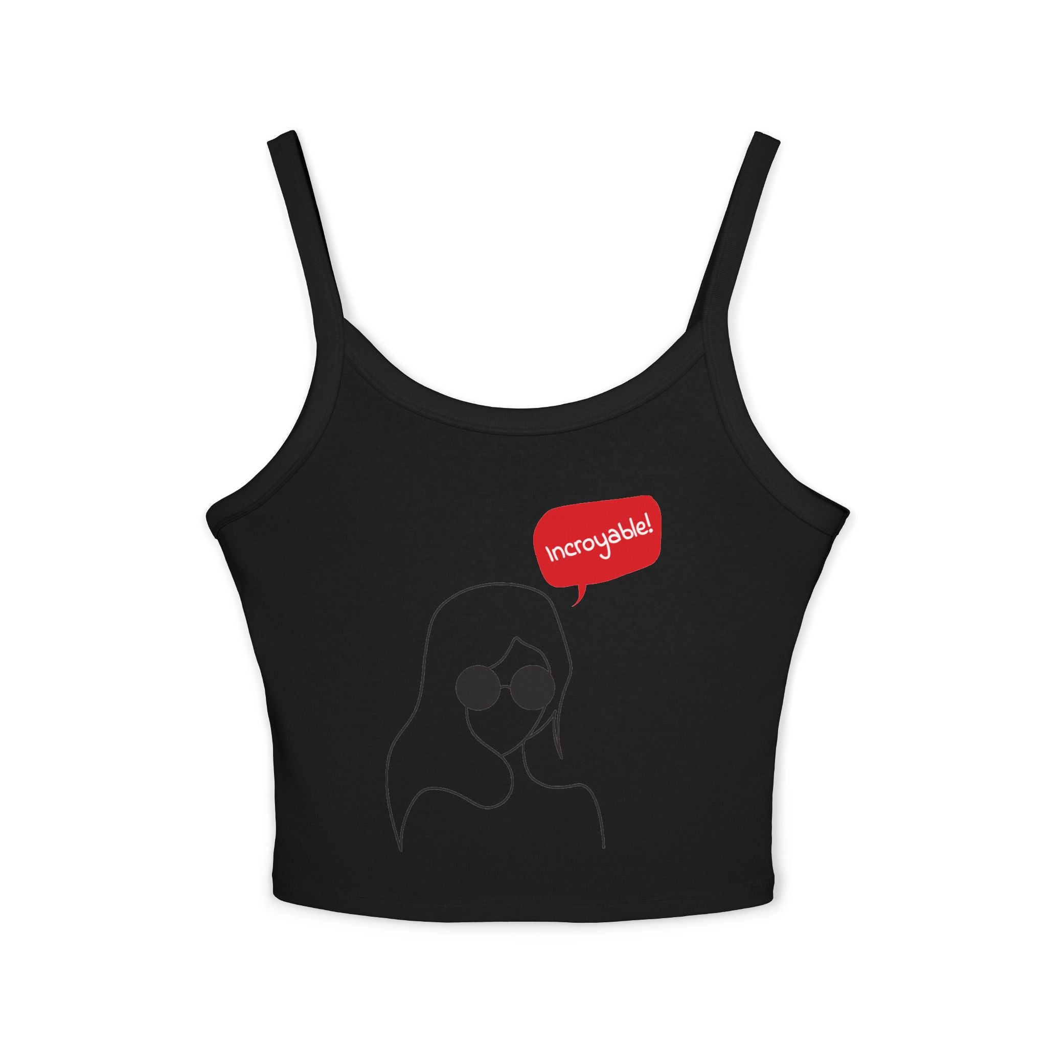 Chic Women's Spaghetti Strap Tank Top - Trendy Summer Apparel, Perfect Gift, Casual Wear, Festival Outfit, Vacation Style