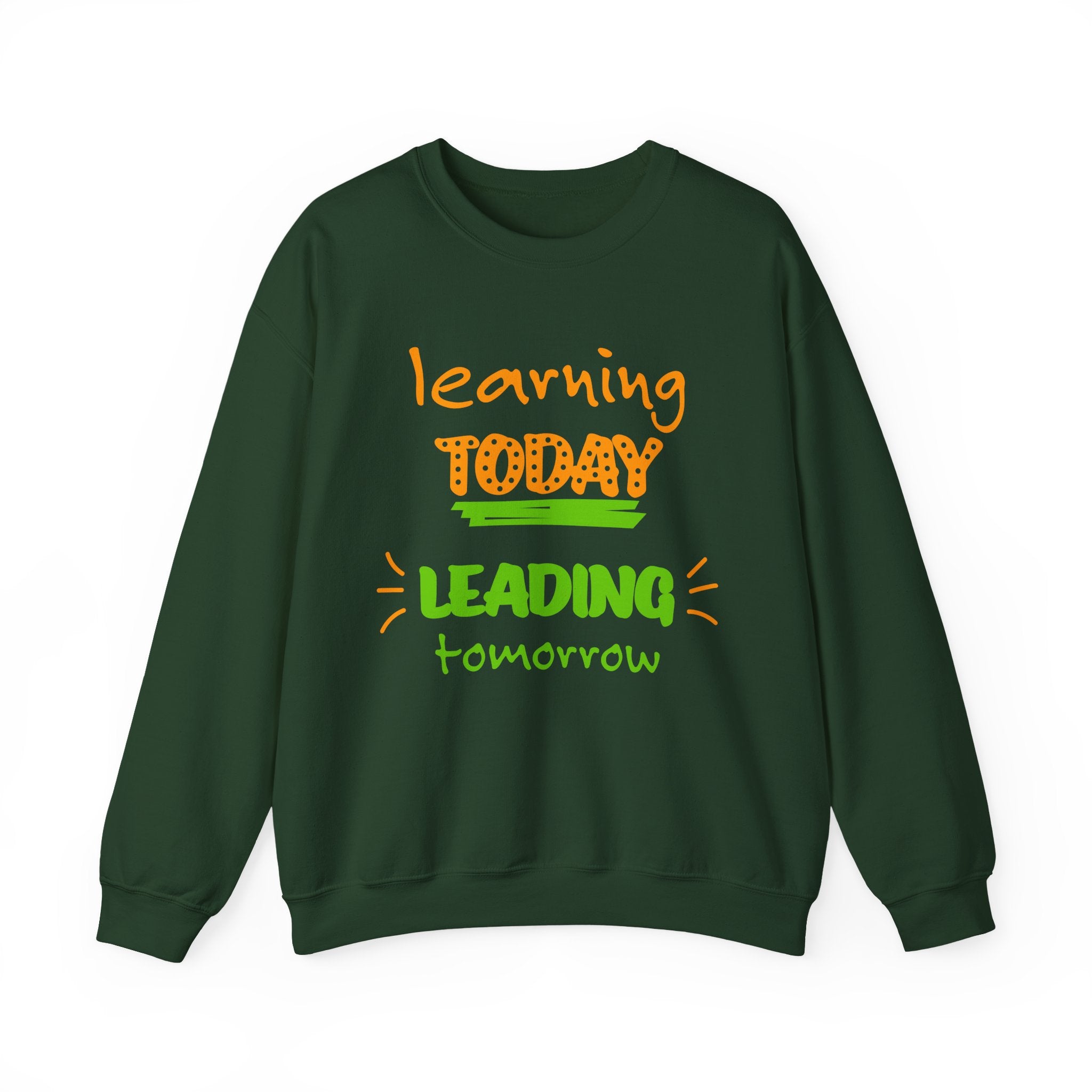 Inspirational Learning Sweatshirt, Motivational Crewneck, Education Apparel, Teacher Gift, Back to School Fashion