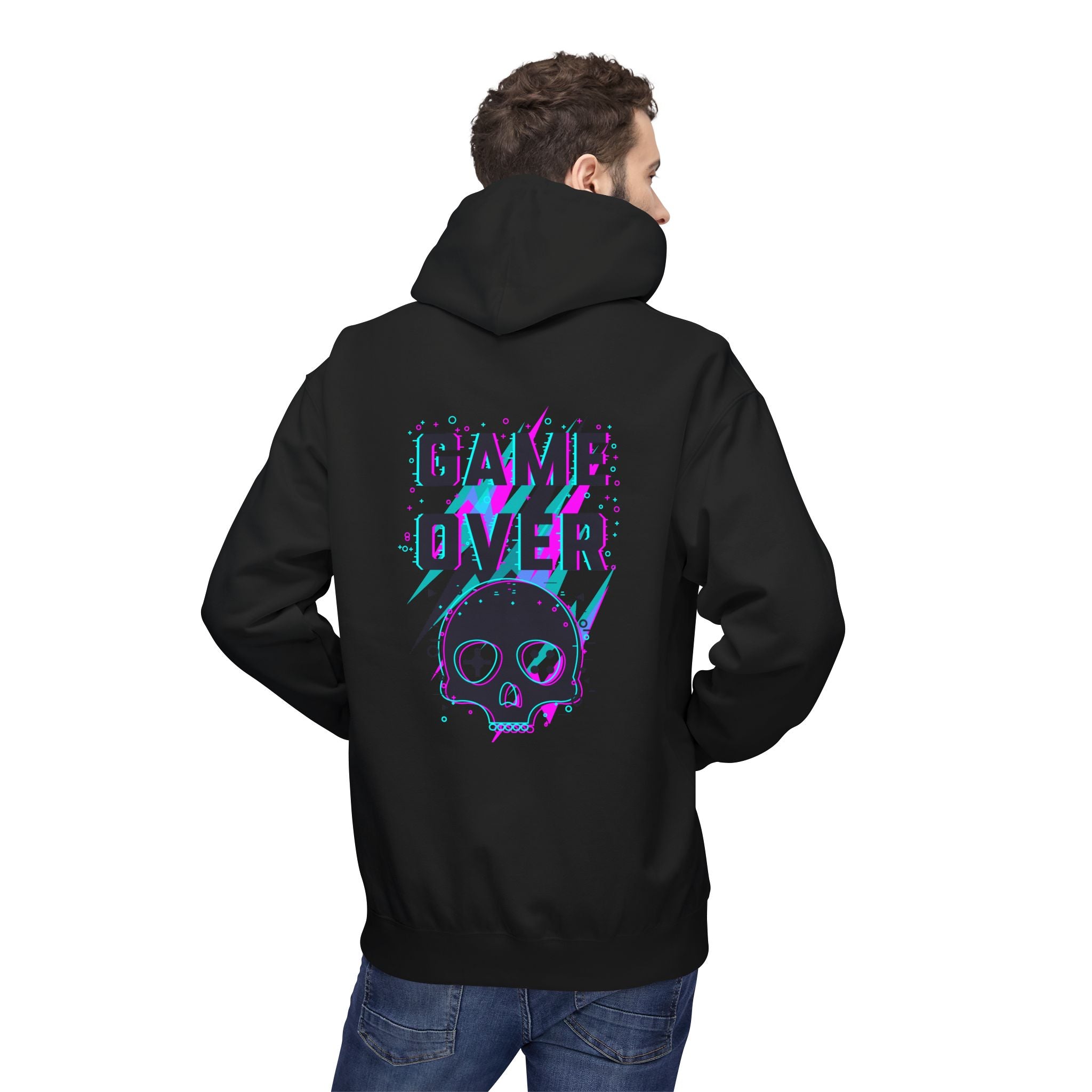 Gaming-Inspired Unisex Hoodie, Perfect for Gamers, Casual Wear, Gifts for Him/Her, Halloween, Birthday, College