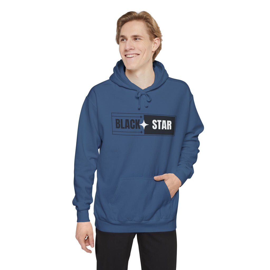 Unisex Garment-Dyed Hoodie with 'BLACK STAR' Design, Cozy Casual Sweatshirt, Everyday Hoodie, Perfect Gift for Birthdays, Relaxed [...]
