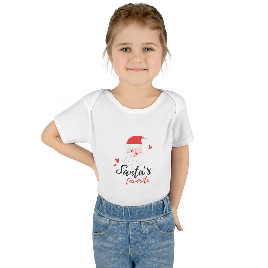 Infant Onesie - "Santa's Favorite" Cute Baby Christmas Bodysuit