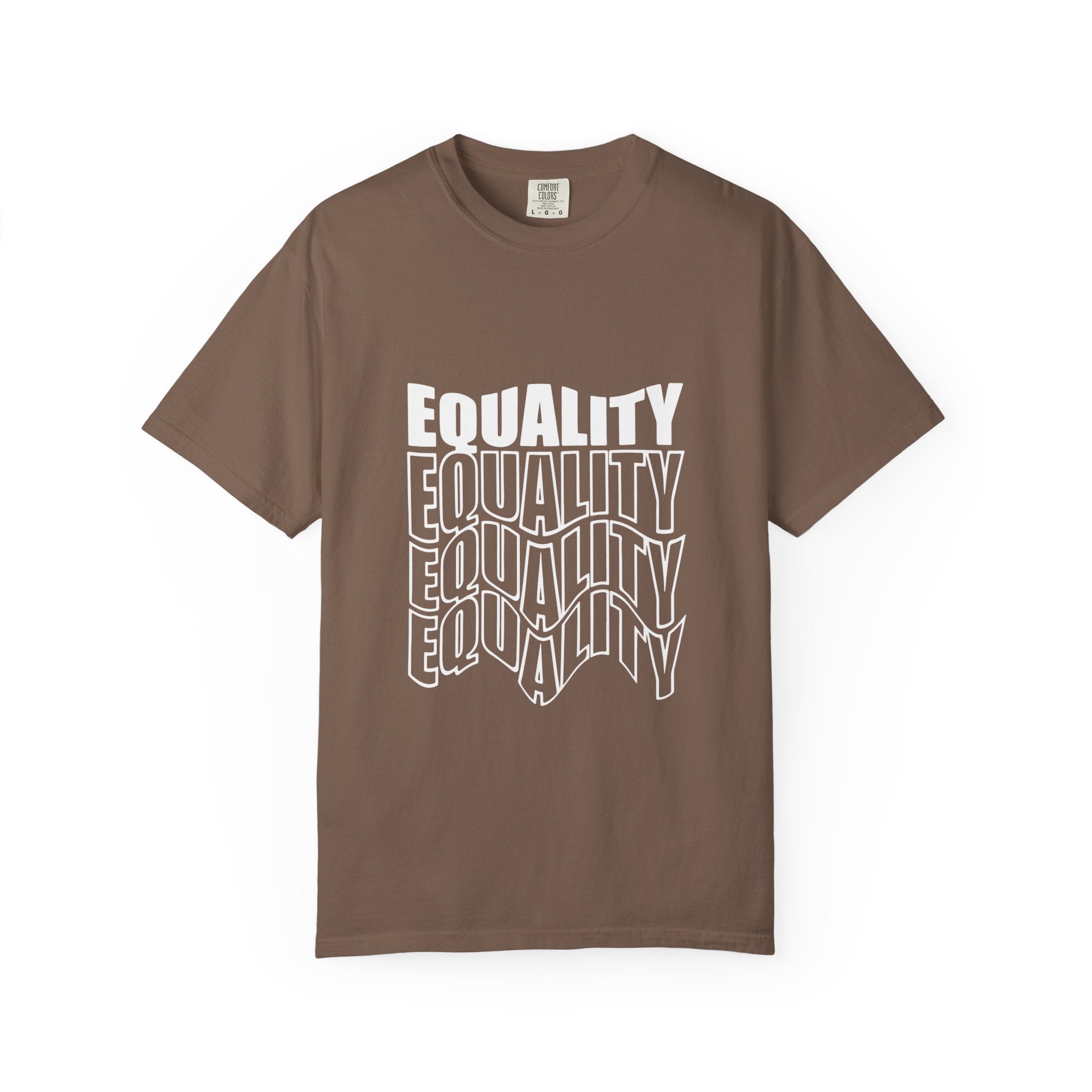 Equality Unisex Garment-Dyed T-shirt | Bold Statement Tee, LGBTQ+ Pride Apparel, Casual Wear, Gift for Activists, Equality Awareness