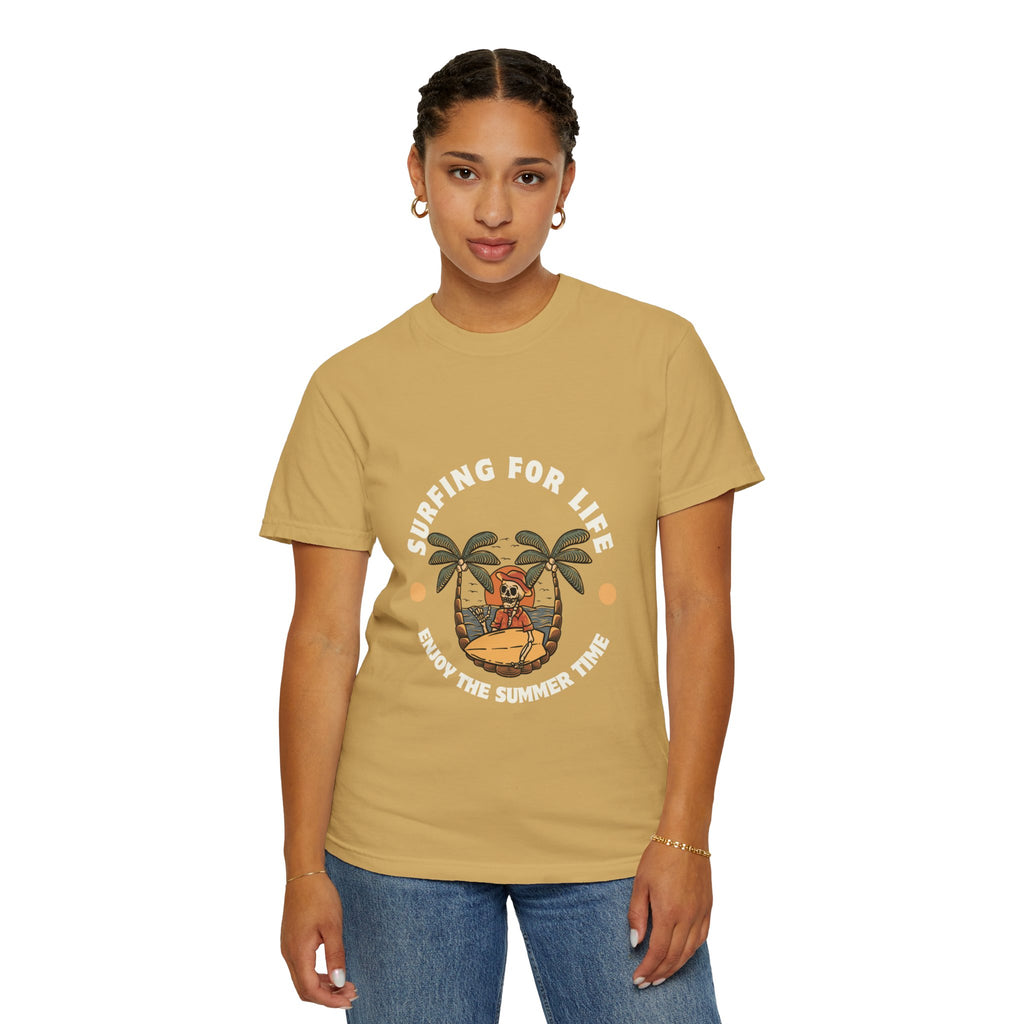 Surfing for Life T-Shirt | Vintage Summer Vibe Tee | Perfect for Beach Days, Surf Lovers, Summer Parties, Adventure Seekers