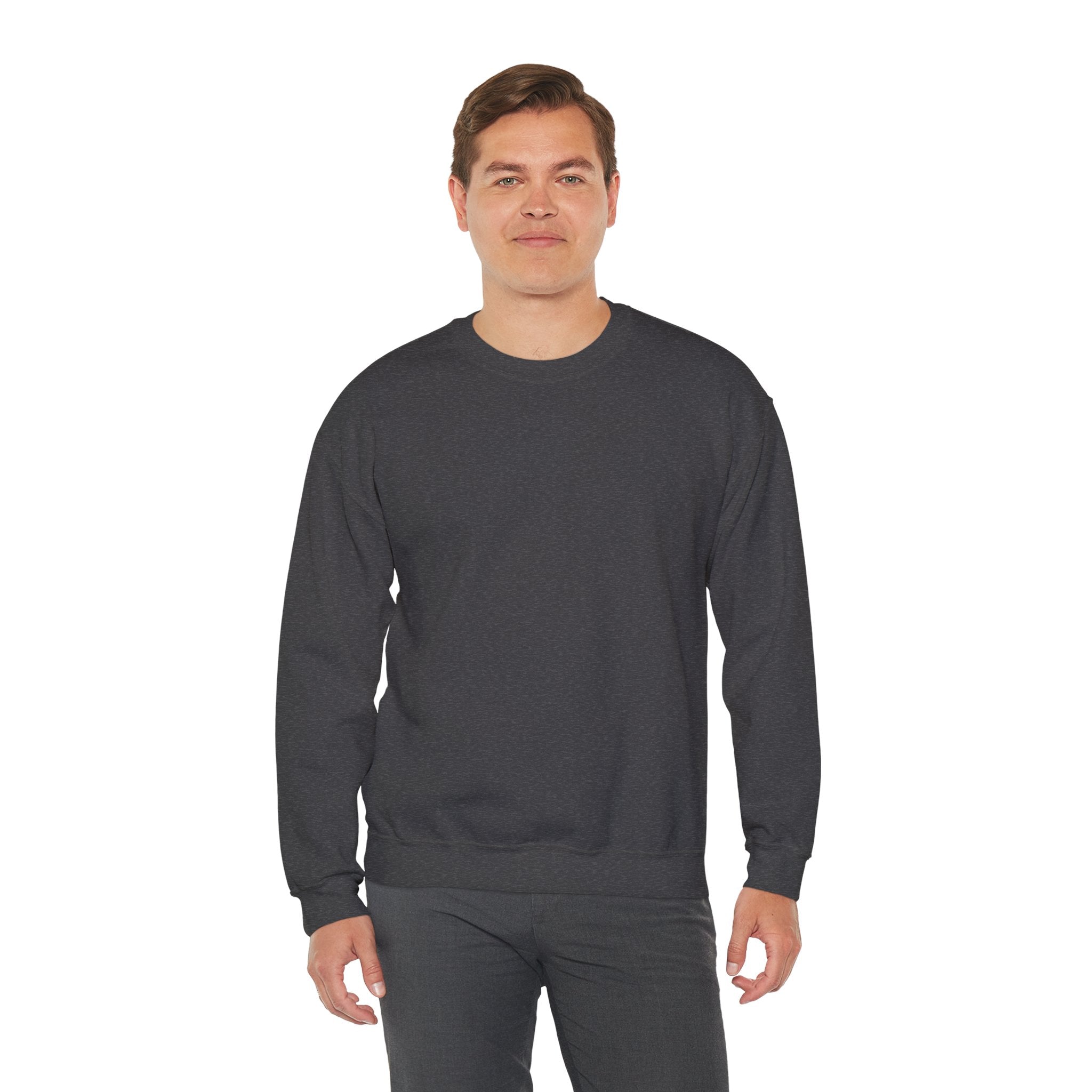 Happy and Dazzling Unisex Heavy Blend™ Crewneck Sweatshirt, Cozy Gift, Casual Wear, Everyday Comfort, Perfect for Birthdays or Celebrations