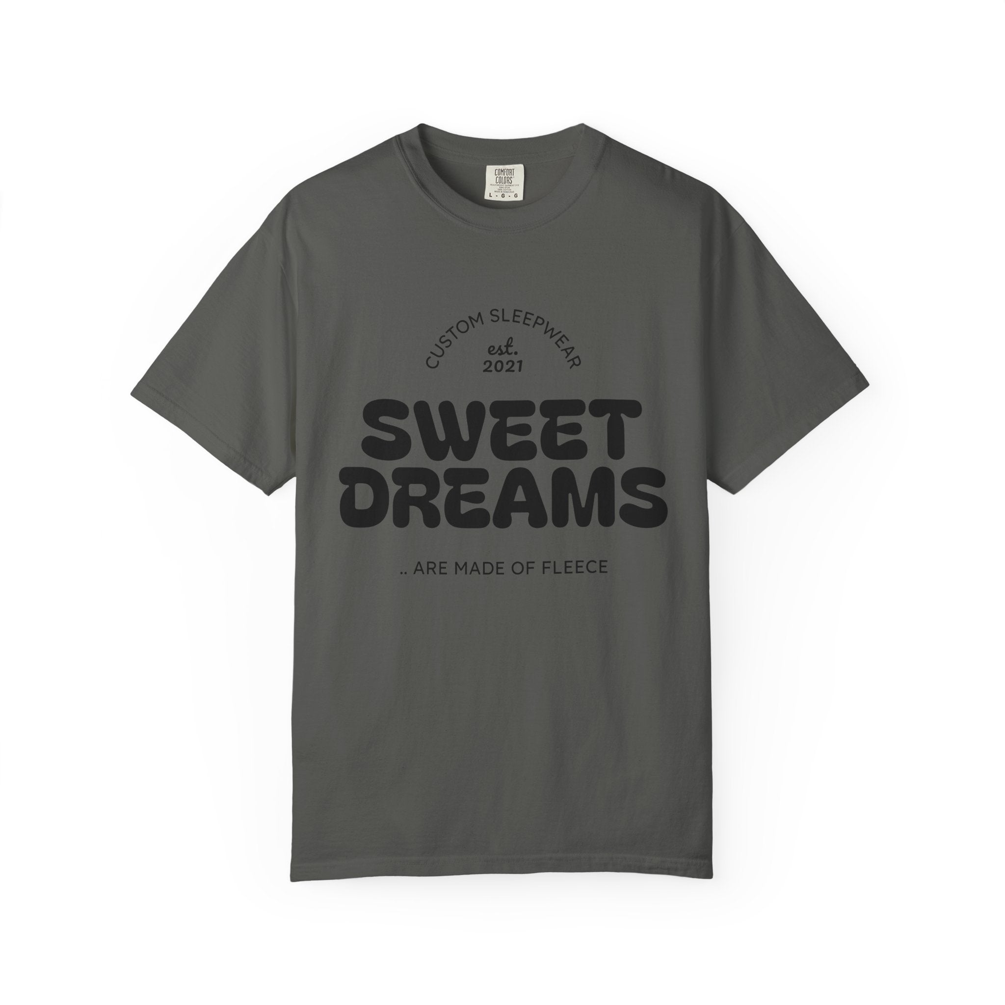 Custom Sweet Dreams T-Shirt, Unisex Sleepwear, Relaxed Fit Tee, Cozy Gift for Sleep Lovers, Lounge Wear, Dreamy Apparel