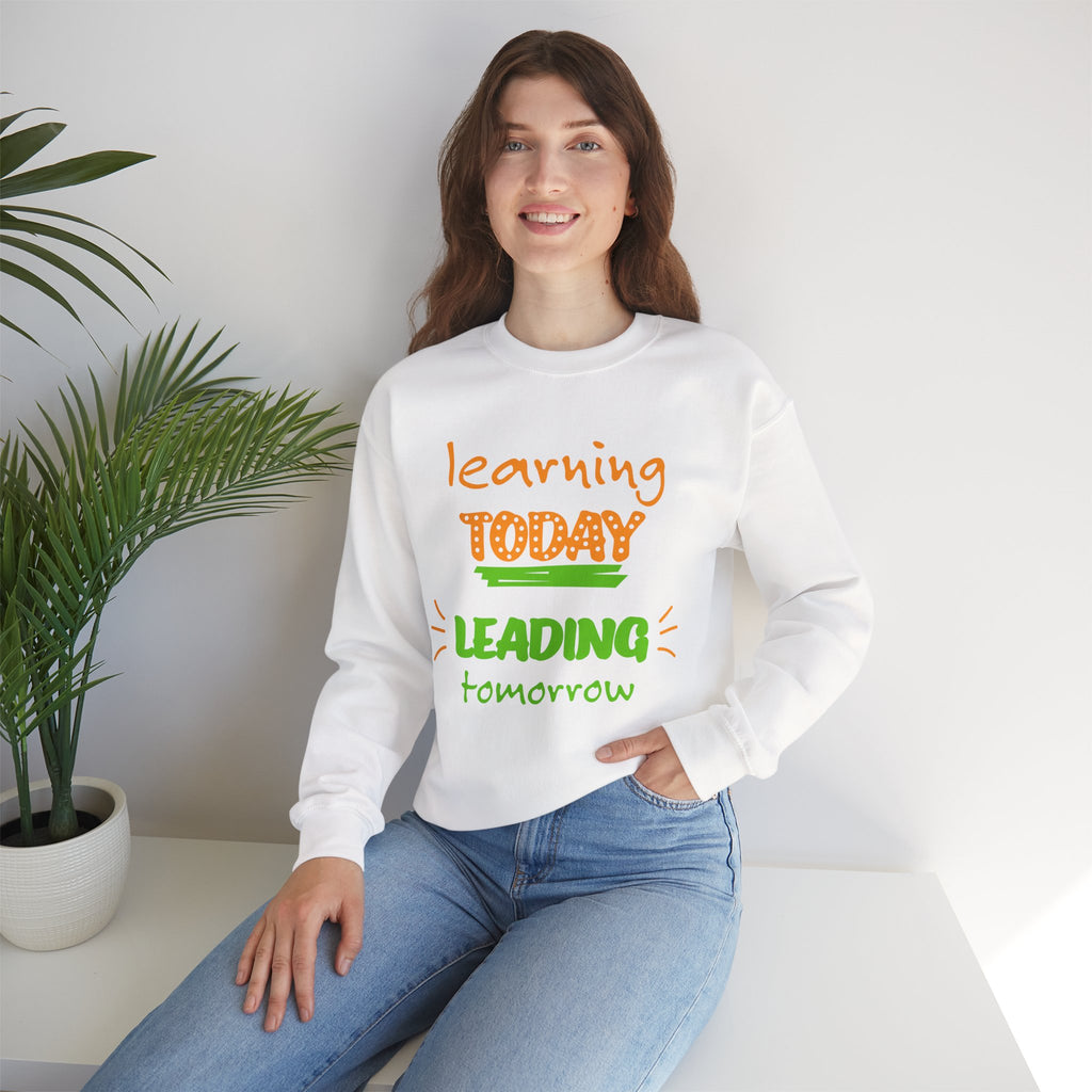 Inspirational Learning Sweatshirt, Motivational Crewneck, Education Apparel, Teacher Gift, Back to School Fashion