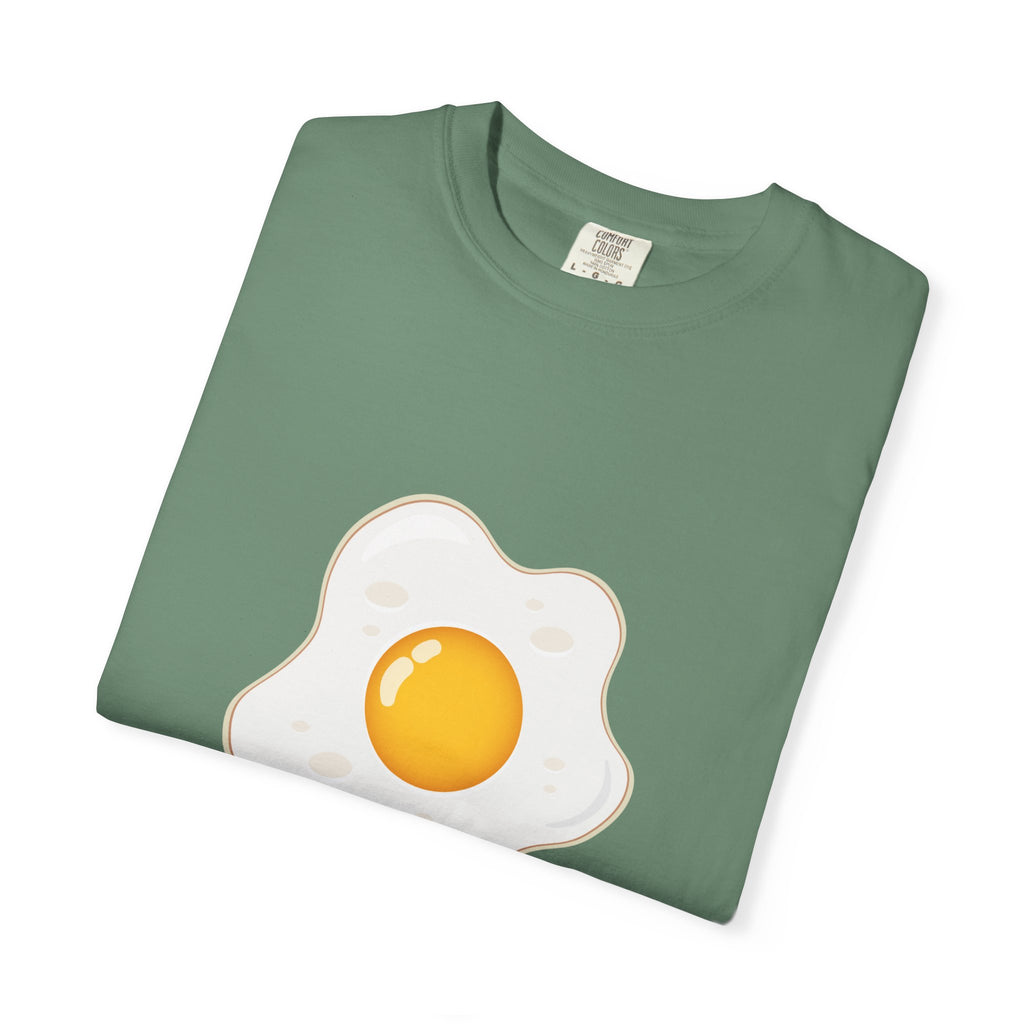 Whimsical Egg Graphic T-Shirt, Funny Food Tee, Breakfast Lover Gift, Unisex Tee for Foodies, Cute Egg Design Shirt