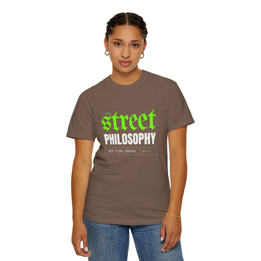 Street Philosophy Unisex Garment-Dyed T-shirt - Trendy Graphic Tee for Fashion Lovers, Streetwear, Casualwear, Gift for Friends, [...]