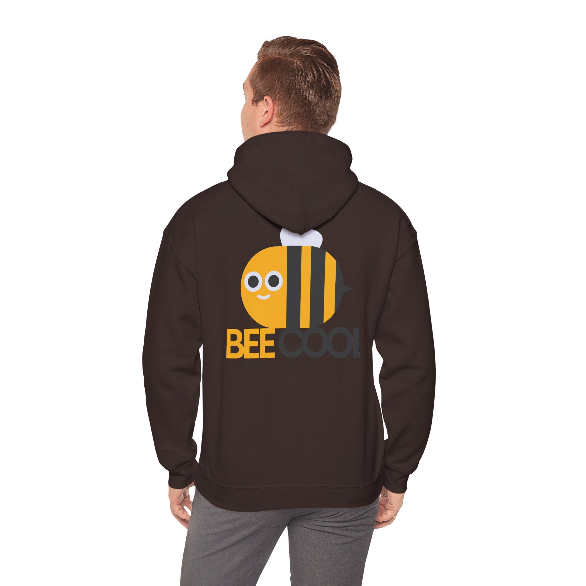 Bee Cool Unisex Heavy Blend Hoodie - Cute Bee Sweatshirt, Gift for Bee Lovers, Cozy Hoodie for All Seasons, Funny Gift for Nature [...]