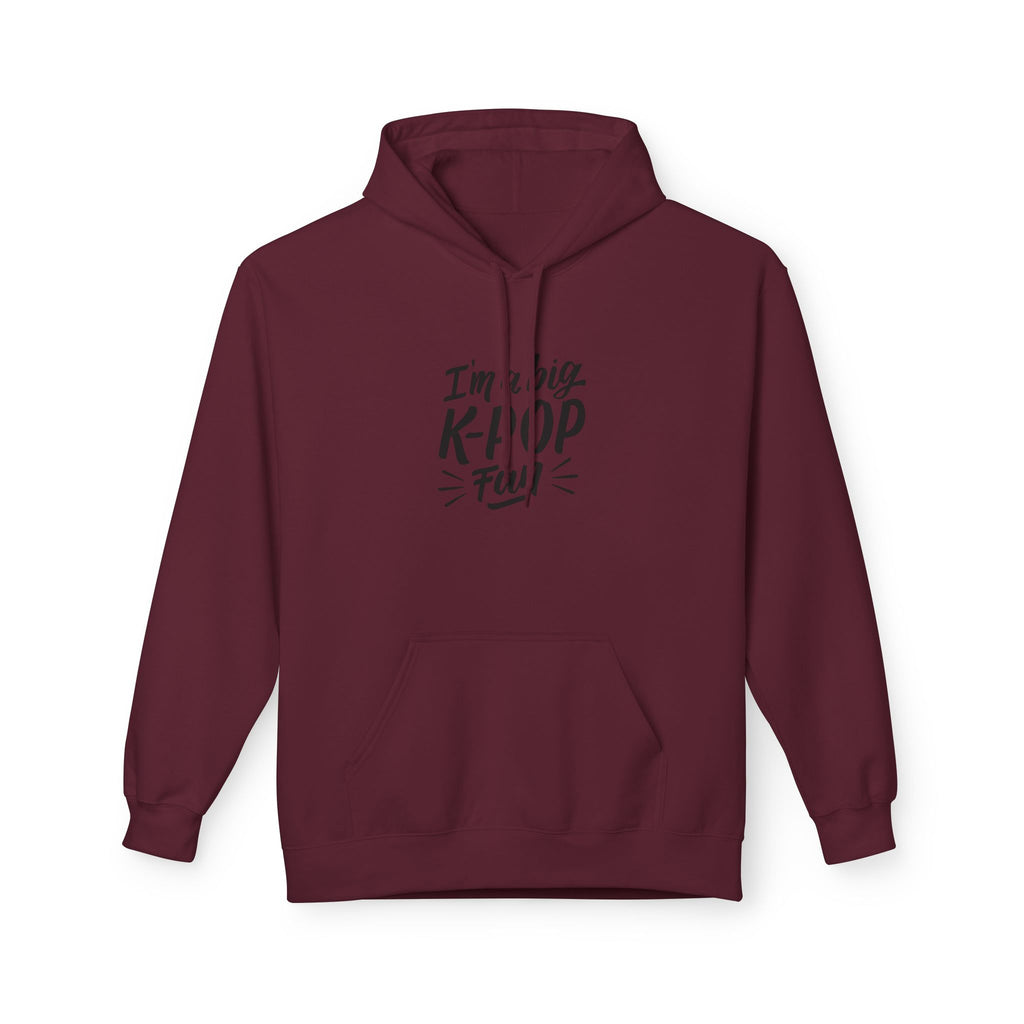K-Pop Fleece Hoodie, Unisex Streetwear, Cozy Gift for Music Lovers, Festival Apparel, Music Concert Hoodie