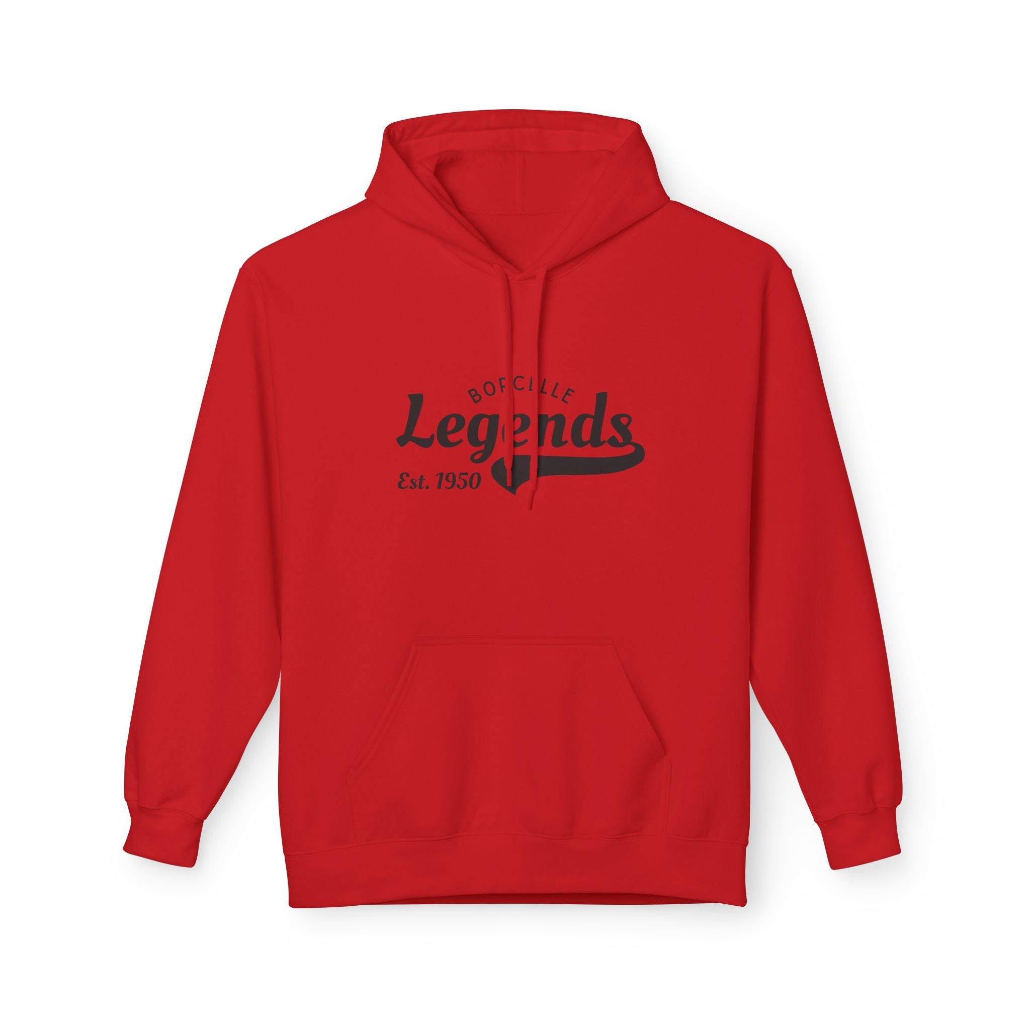 Retro Legends Fleece Hoodie, Cozy Unisex Sweatshirt, Perfect Gift for Sports Lovers, Casual Wear, Est. 1950
