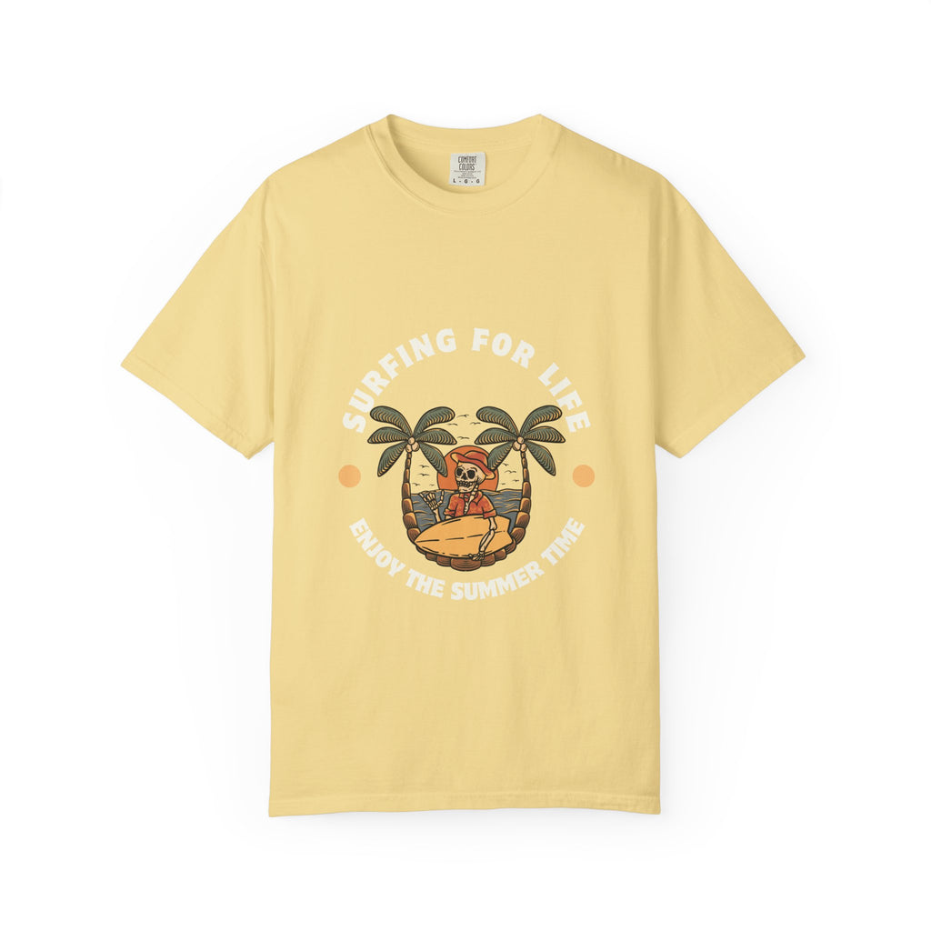 Surfing for Life T-Shirt | Vintage Summer Vibe Tee | Perfect for Beach Days, Surf Lovers, Summer Parties, Adventure Seekers