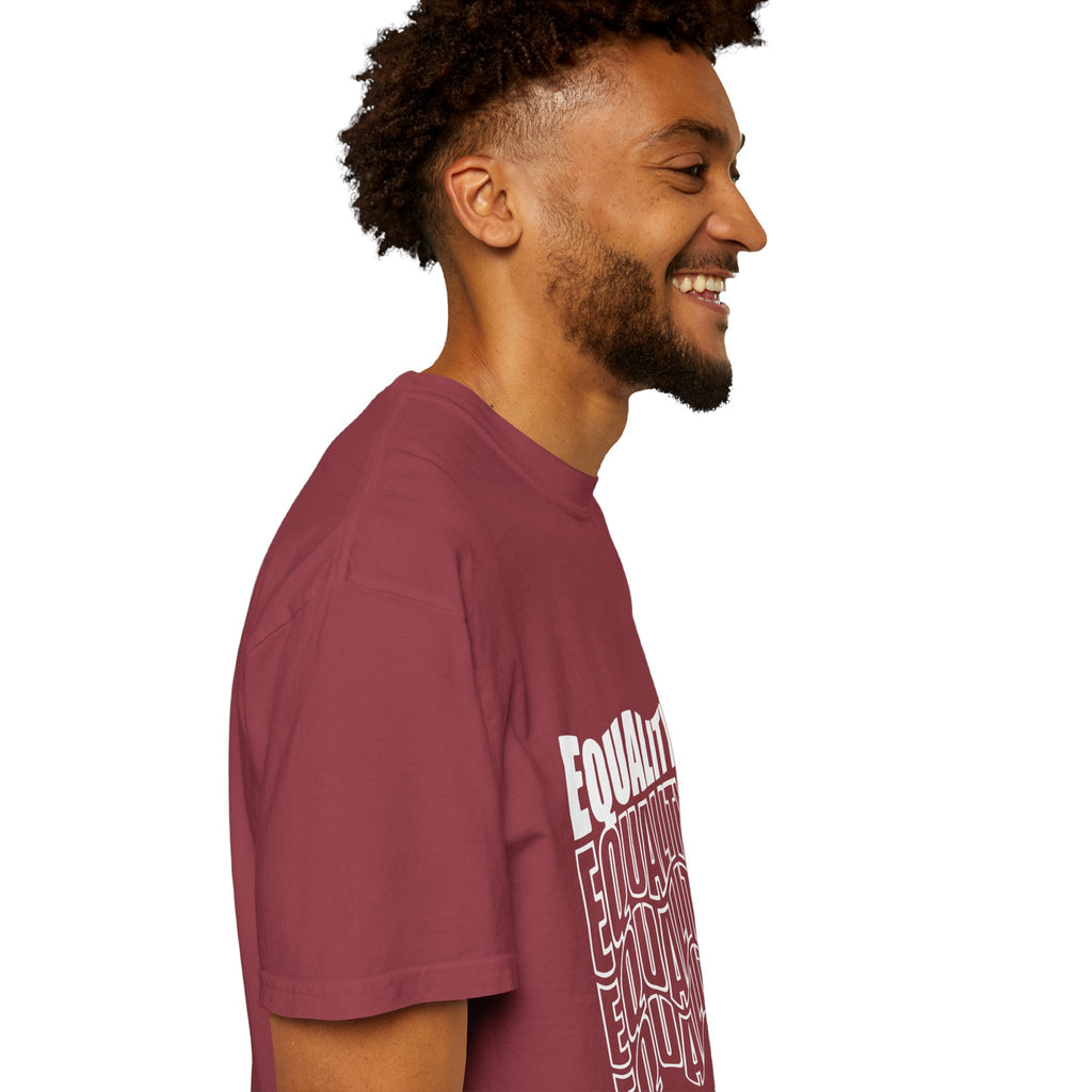 Equality Unisex Garment-Dyed T-shirt | Bold Statement Tee, LGBTQ+ Pride Apparel, Casual Wear, Gift for Activists, Equality Awareness