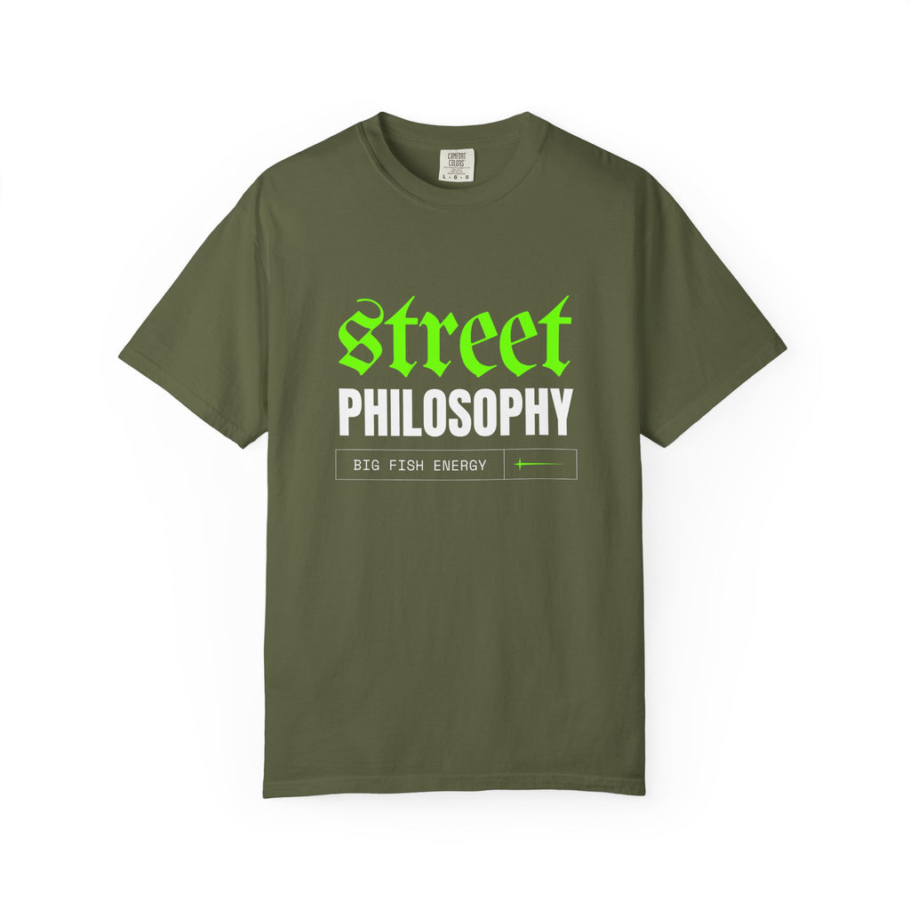 Street Philosophy Unisex Garment-Dyed T-shirt - Trendy Graphic Tee for Fashion Lovers, Streetwear, Casualwear, Gift for Friends, [...]