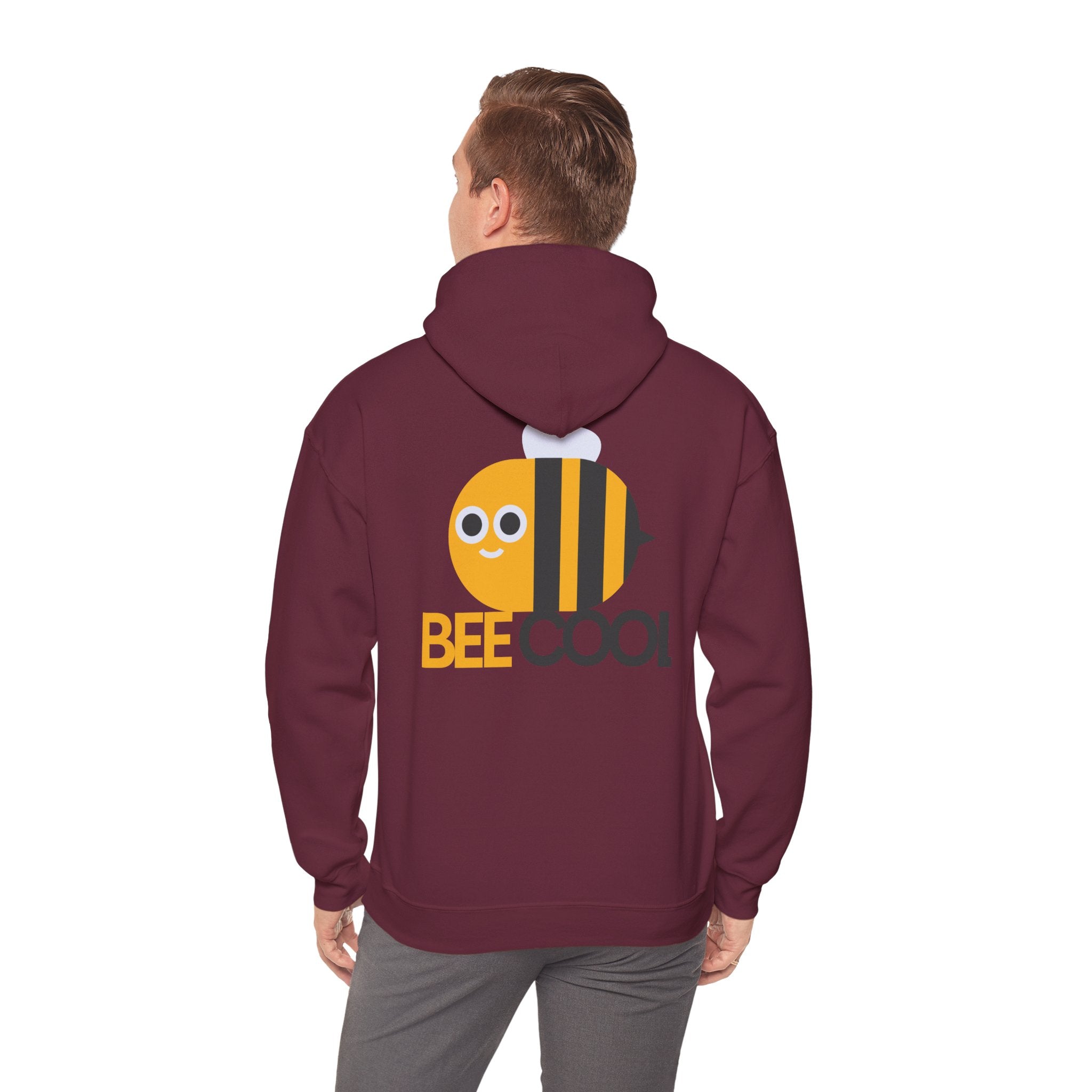 Bee Cool Unisex Heavy Blend Hoodie - Cute Bee Sweatshirt, Gift for Bee Lovers, Cozy Hoodie for All Seasons, Funny Gift for Nature [...]