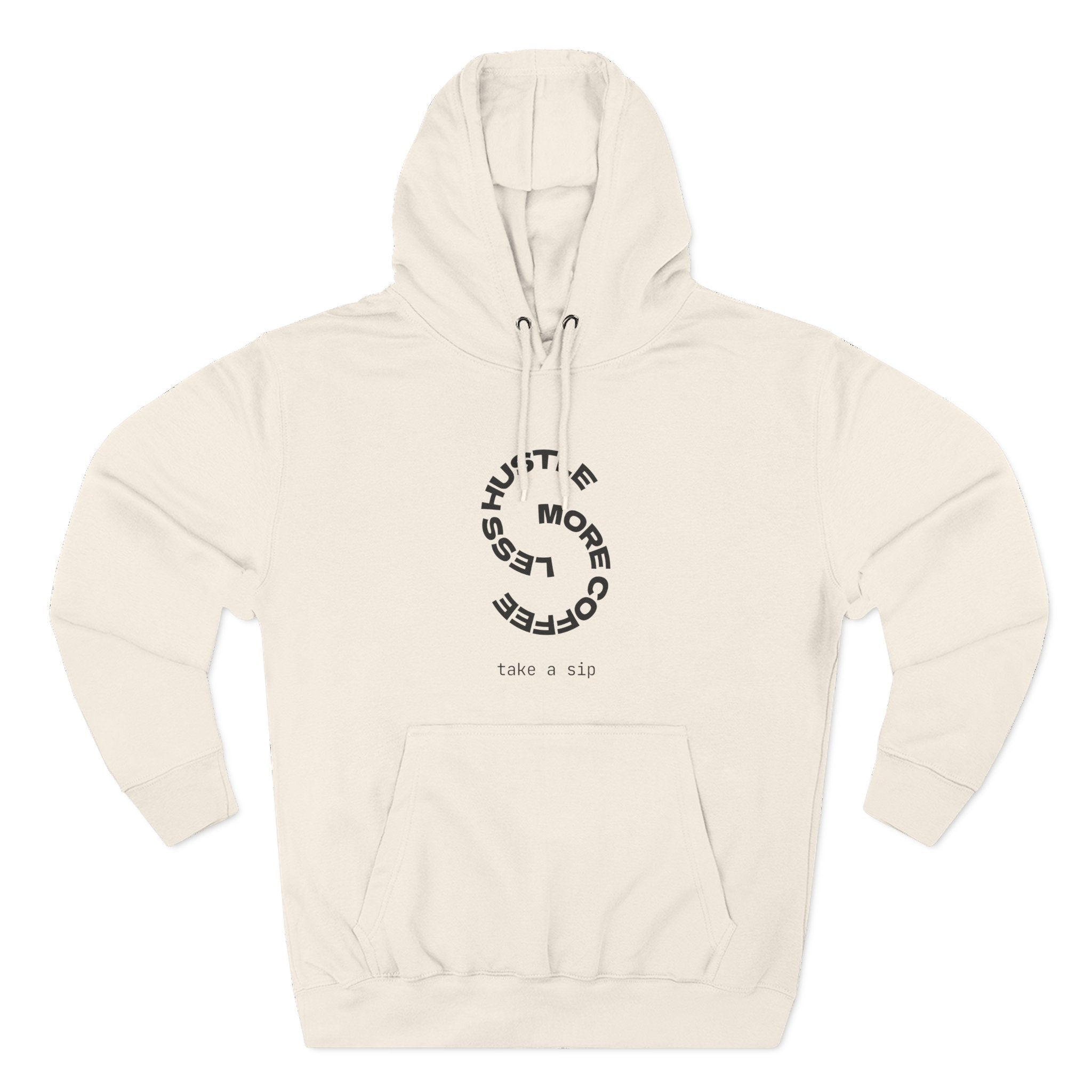 Cozy Coffee Lover's Hoodie, Fleece Sweatshirt, Relaxed Casual Wear, Gift for Coffee Enthusiasts, Perfect for Winter