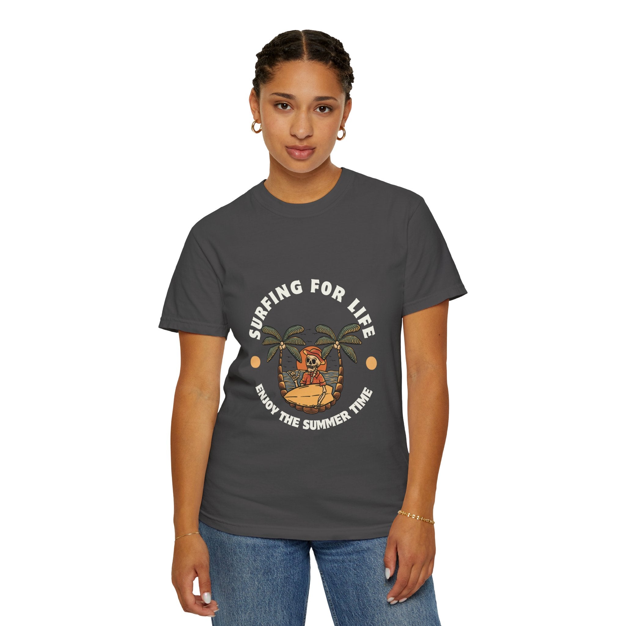 Surfing for Life T-Shirt | Vintage Summer Vibe Tee | Perfect for Beach Days, Surf Lovers, Summer Parties, Adventure Seekers