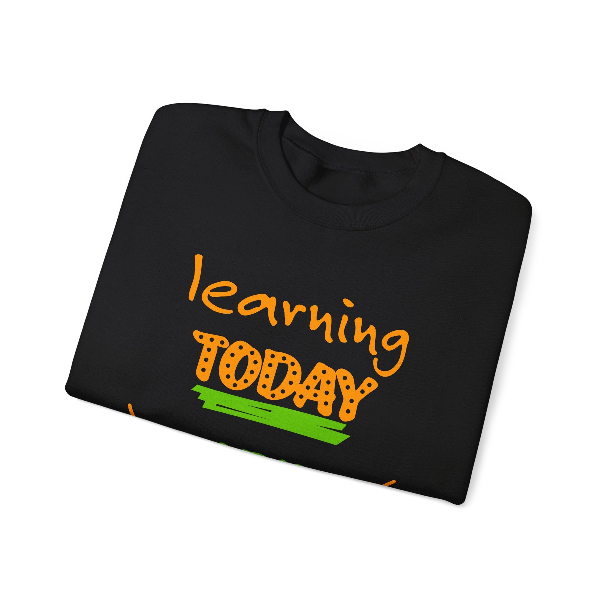 Inspirational Learning Sweatshirt, Motivational Crewneck, Education Apparel, Teacher Gift, Back to School Fashion