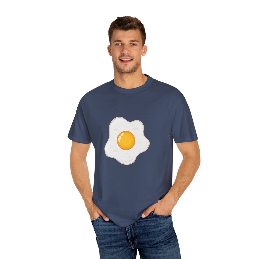 Whimsical Egg Graphic T-Shirt, Funny Food Tee, Breakfast Lover Gift, Unisex Tee for Foodies, Cute Egg Design Shirt
