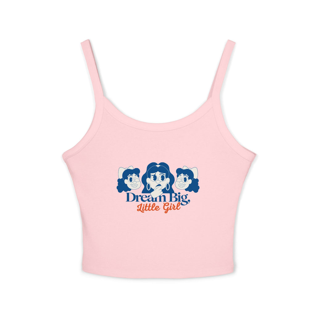 Dream Big Women's Spaghetti Strap Tank Top, Cute Summer Top, Inspirational Shirt, Casual Wear, Gift for Girls