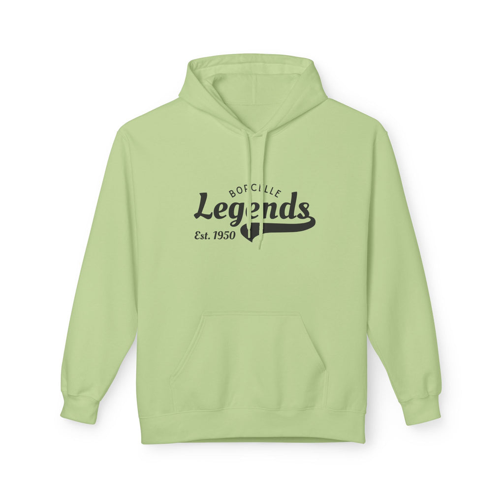 Retro Legends Fleece Hoodie, Cozy Unisex Sweatshirt, Perfect Gift for Sports Lovers, Casual Wear, Est. 1950
