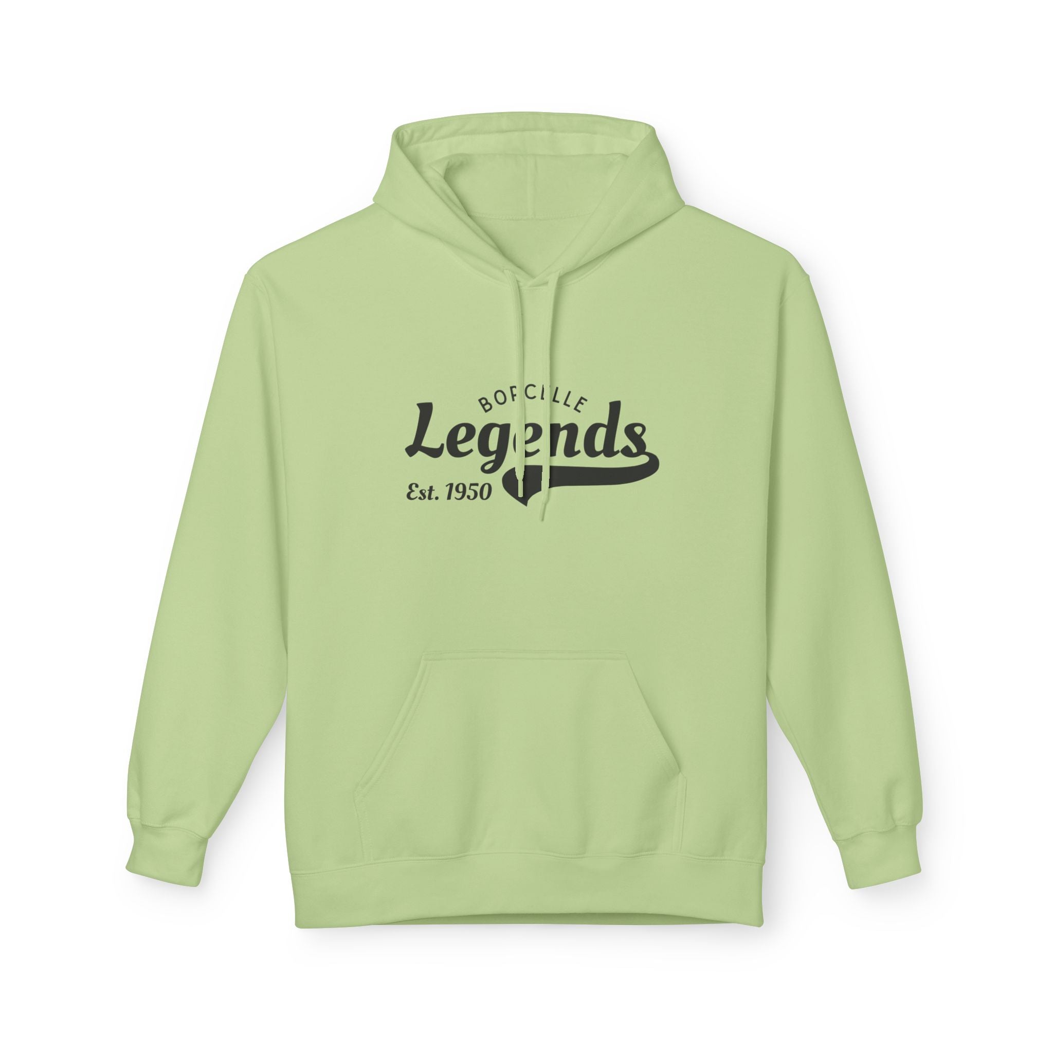 Retro Legends Fleece Hoodie, Cozy Unisex Sweatshirt, Perfect Gift for Sports Lovers, Casual Wear, Est. 1950