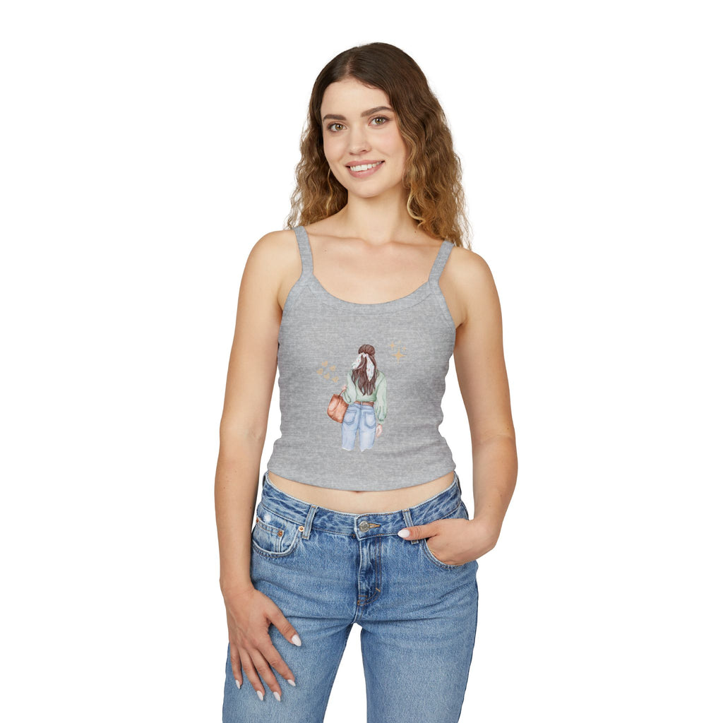 Trendy Women's Spaghetti Strap Tank Top with Cute Back Design, Casual Summer Top, Perfect for Beach Days, Festivals, and Everyday [...]