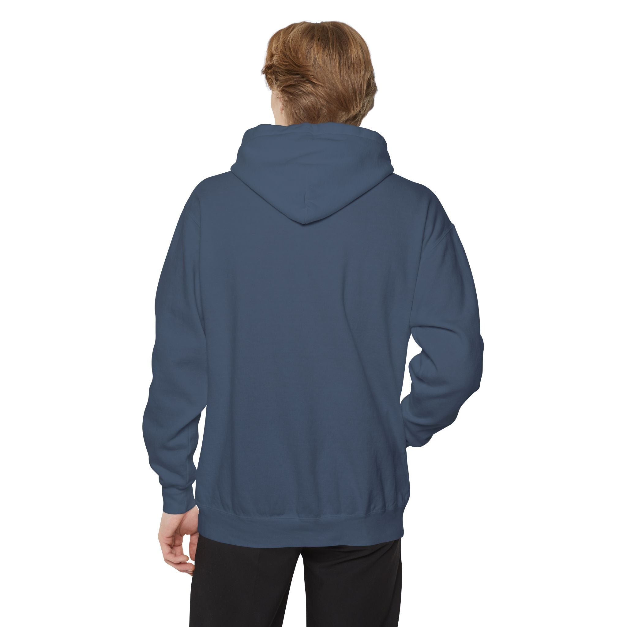 Charming Mermaid Garment-Dyed Hoodie - Cozy Unisex Fashion for Beach Lovers, Casual Wear, Gift Ideas for Ocean Lovers, Summer Chill