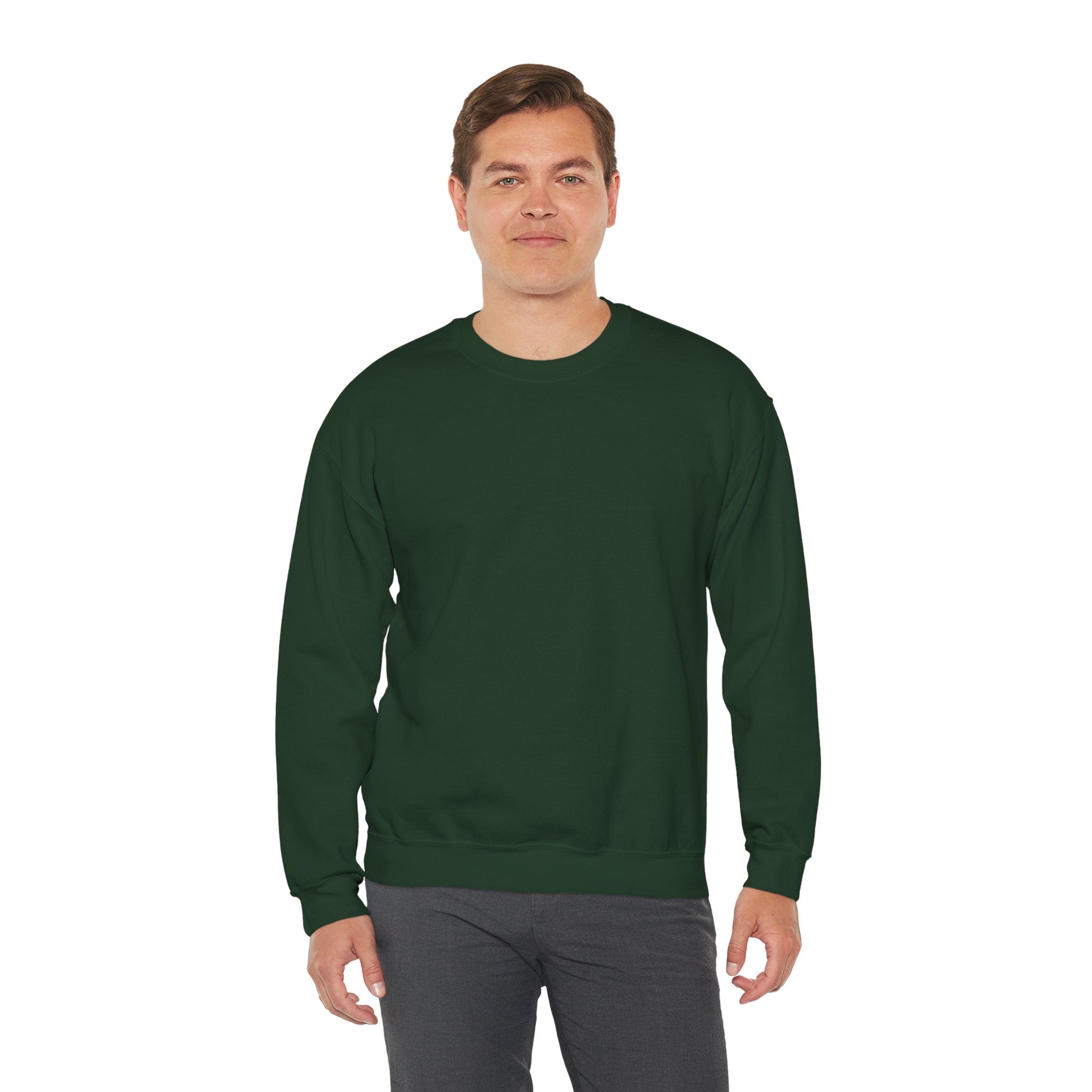 Happy and Dazzling Unisex Heavy Blend™ Crewneck Sweatshirt, Cozy Gift, Casual Wear, Everyday Comfort, Perfect for Birthdays or Celebrations