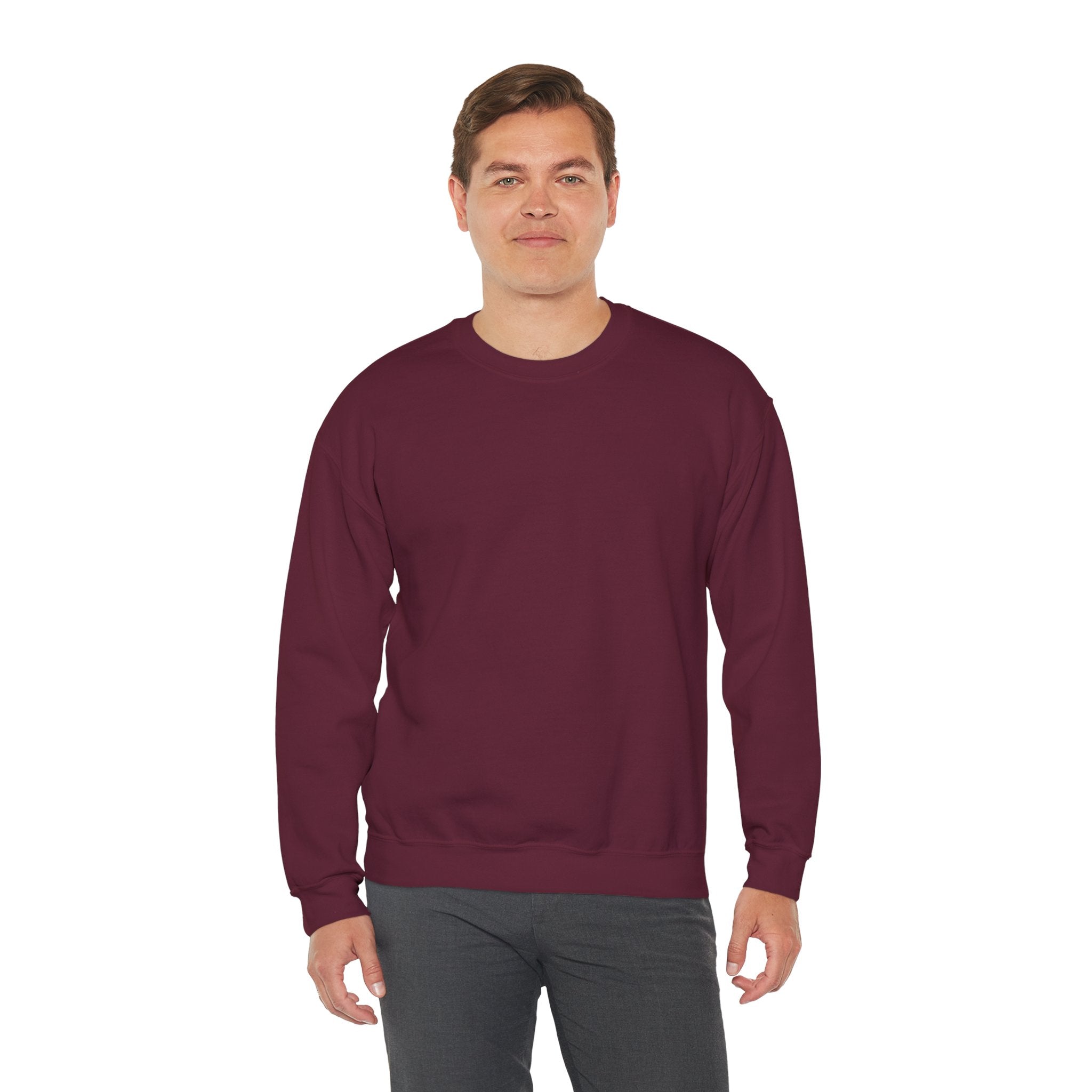 Happy and Dazzling Unisex Heavy Blend™ Crewneck Sweatshirt, Cozy Gift, Casual Wear, Everyday Comfort, Perfect for Birthdays or Celebrations