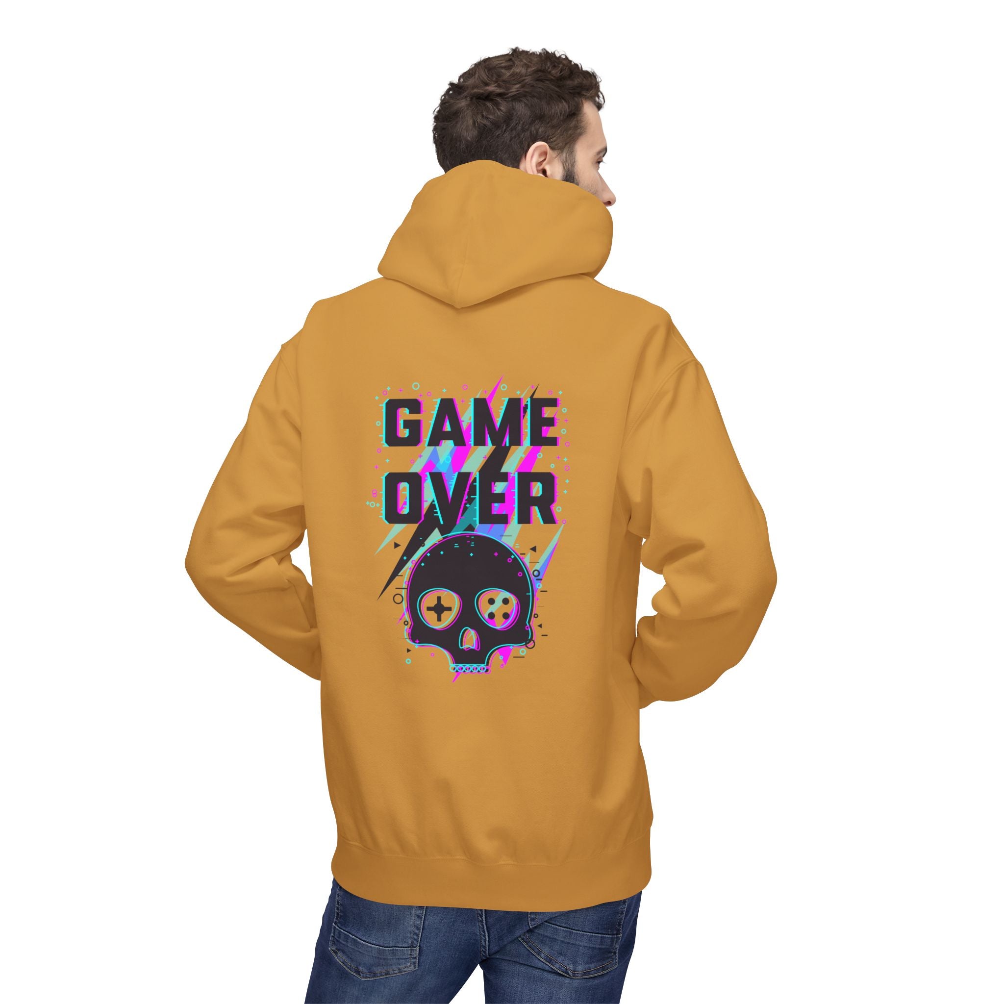 Gaming-Inspired Unisex Hoodie, Perfect for Gamers, Casual Wear, Gifts for Him/Her, Halloween, Birthday, College